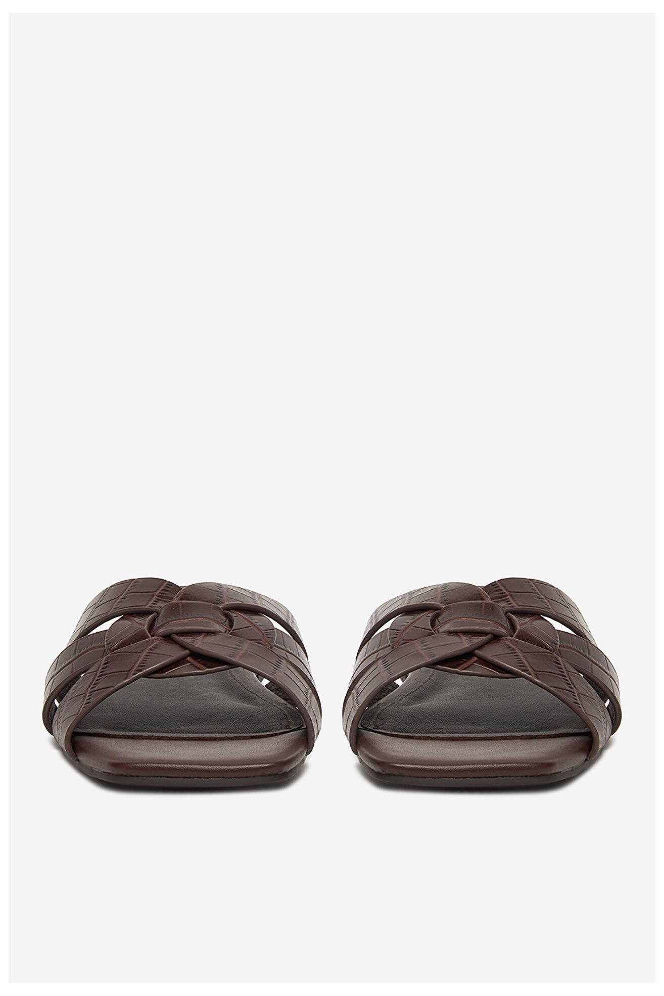 Klapki Gino Rossi C-WS1190-01 Brązowy