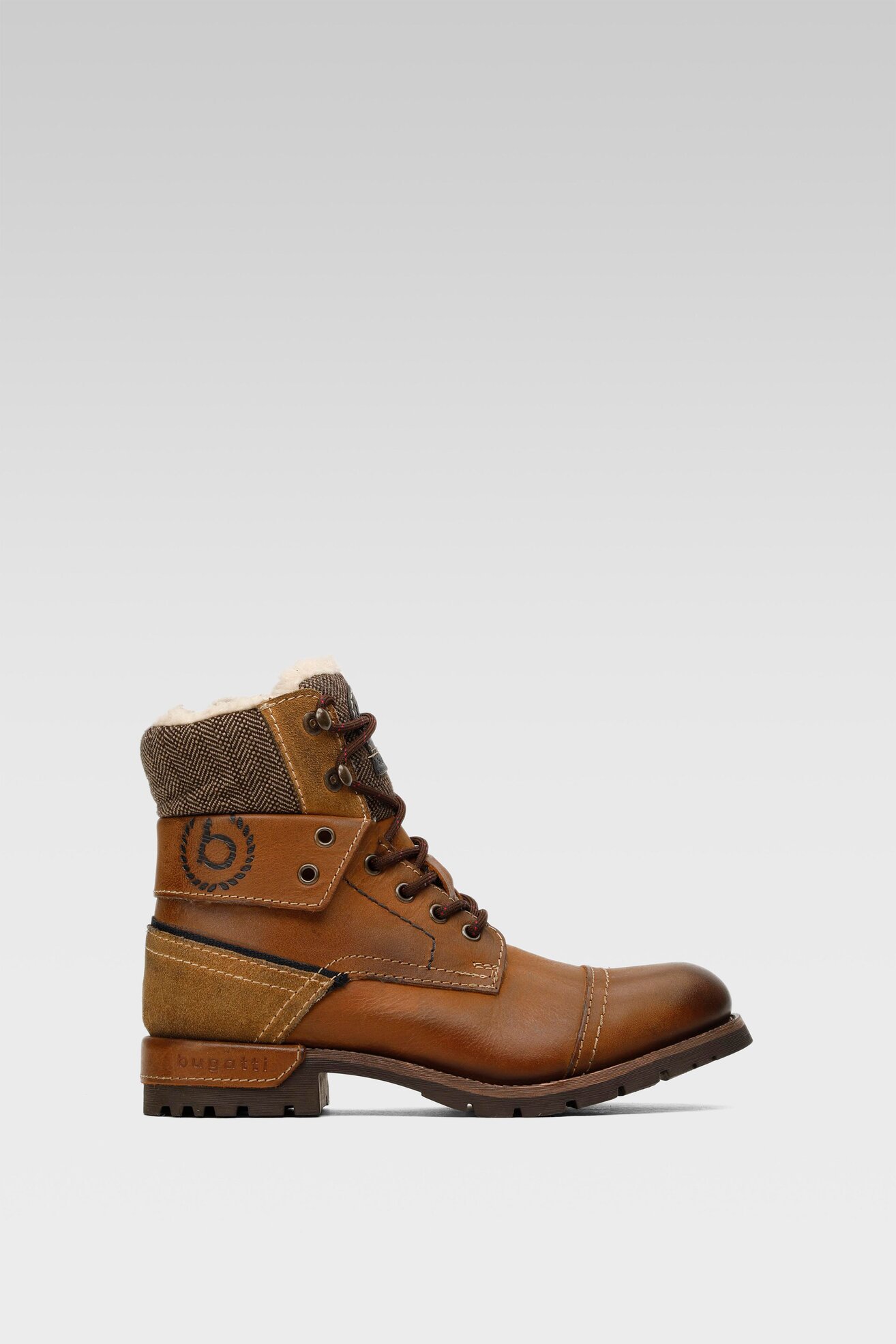 Trzewiki Bugatti 325-61157-2900-6300 Brązowy