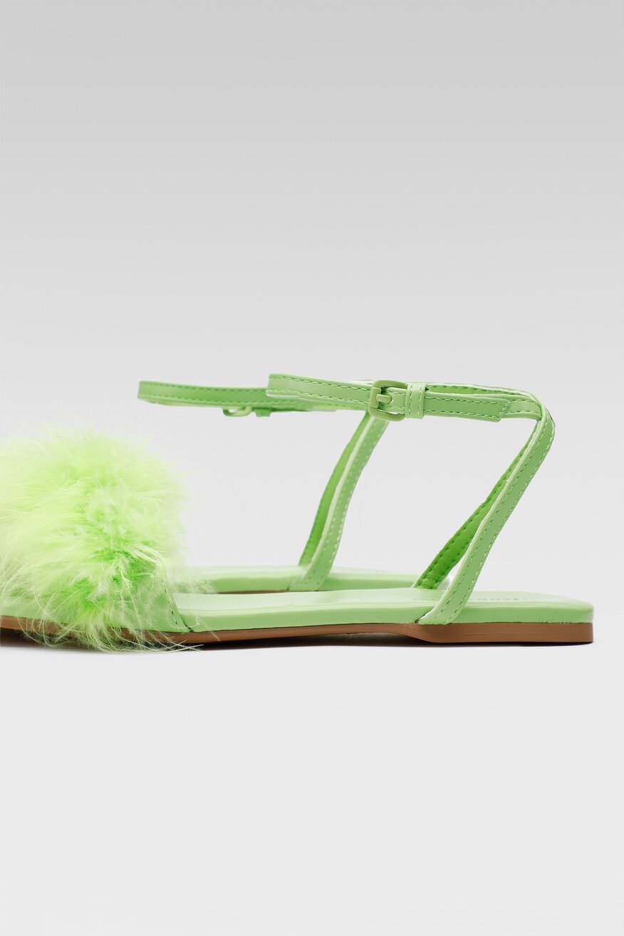 
                Jenny Fairy - Sandały z aplikacją zielone - 5904248835309