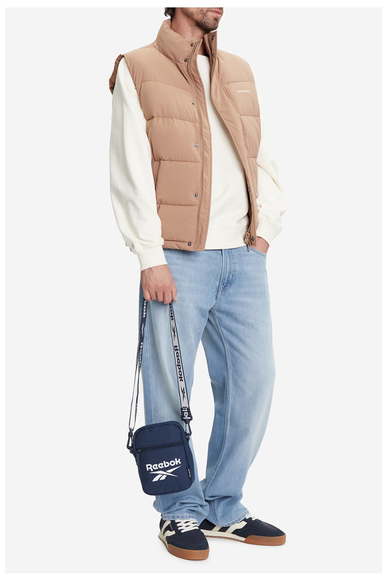 Pánská taška Reebok RBK-010-CCC-06 TMAVĚ MODRÁ