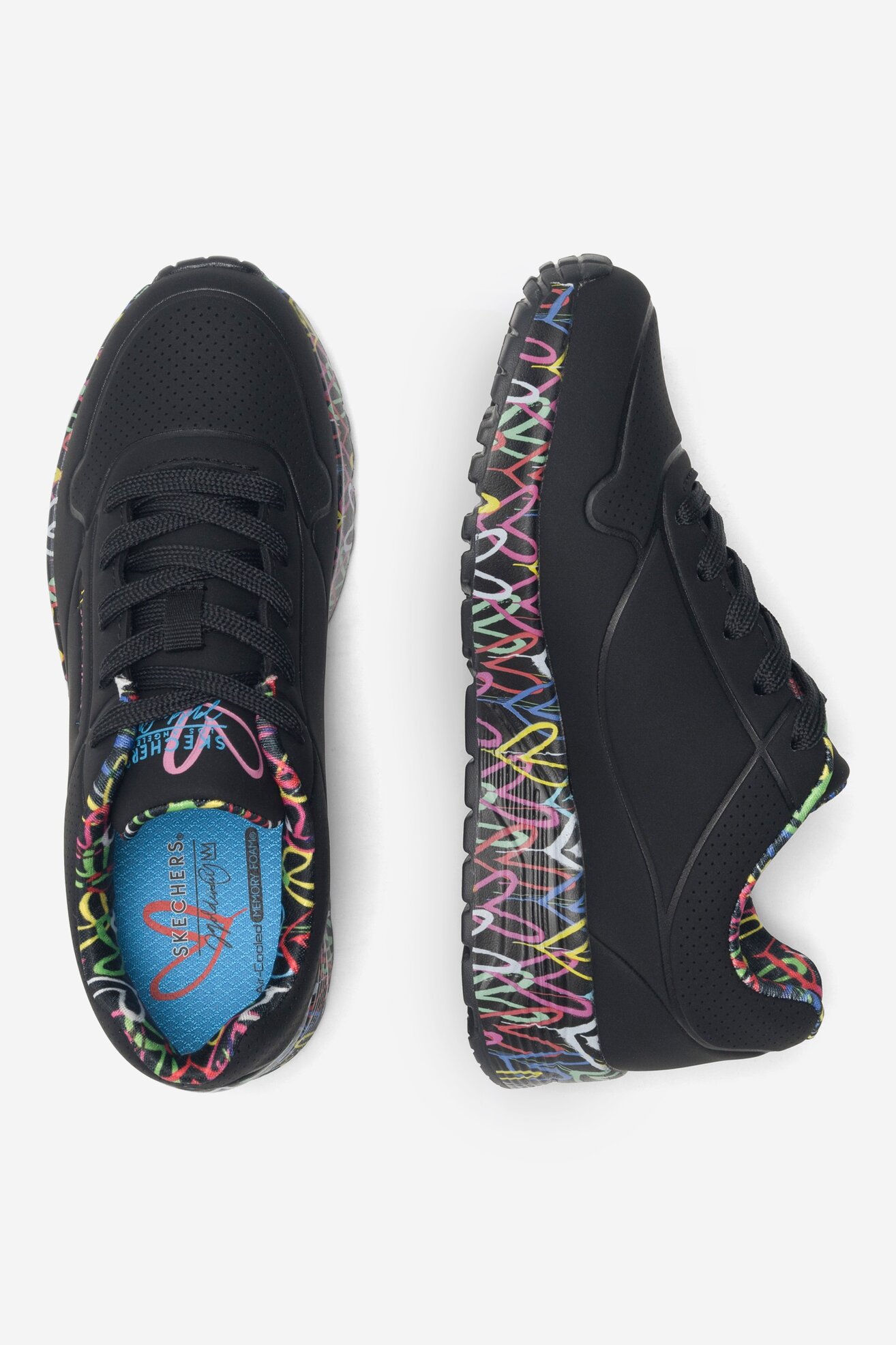 Спортни обувки Skechers UNO LITE 314976L BKMT ЧЕРЕН