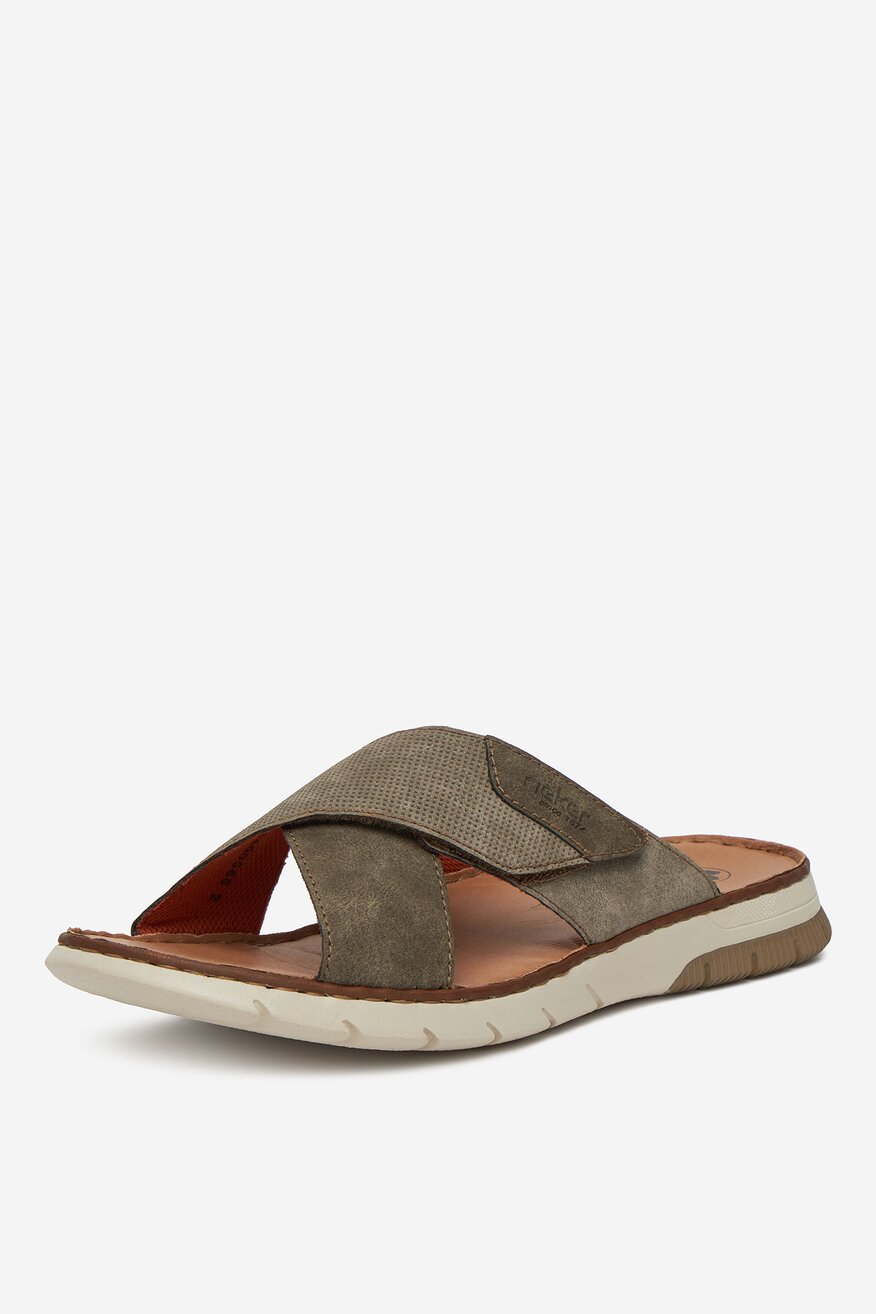 Șlapi Rieker BEJ ÎNCHIS - 2230078415569