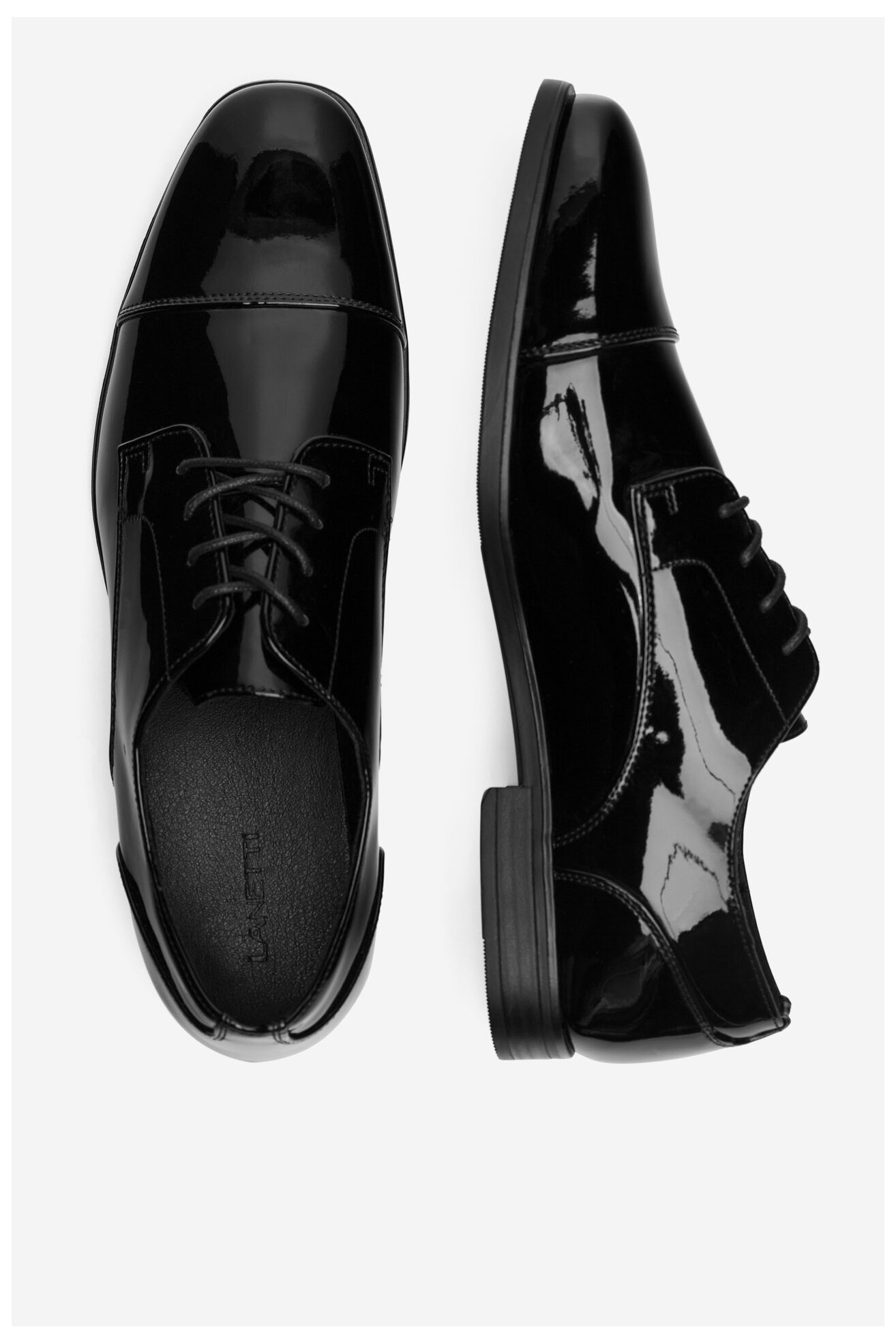 Pantofi casual Lanetti MYL8520-2ABIG NEGRU