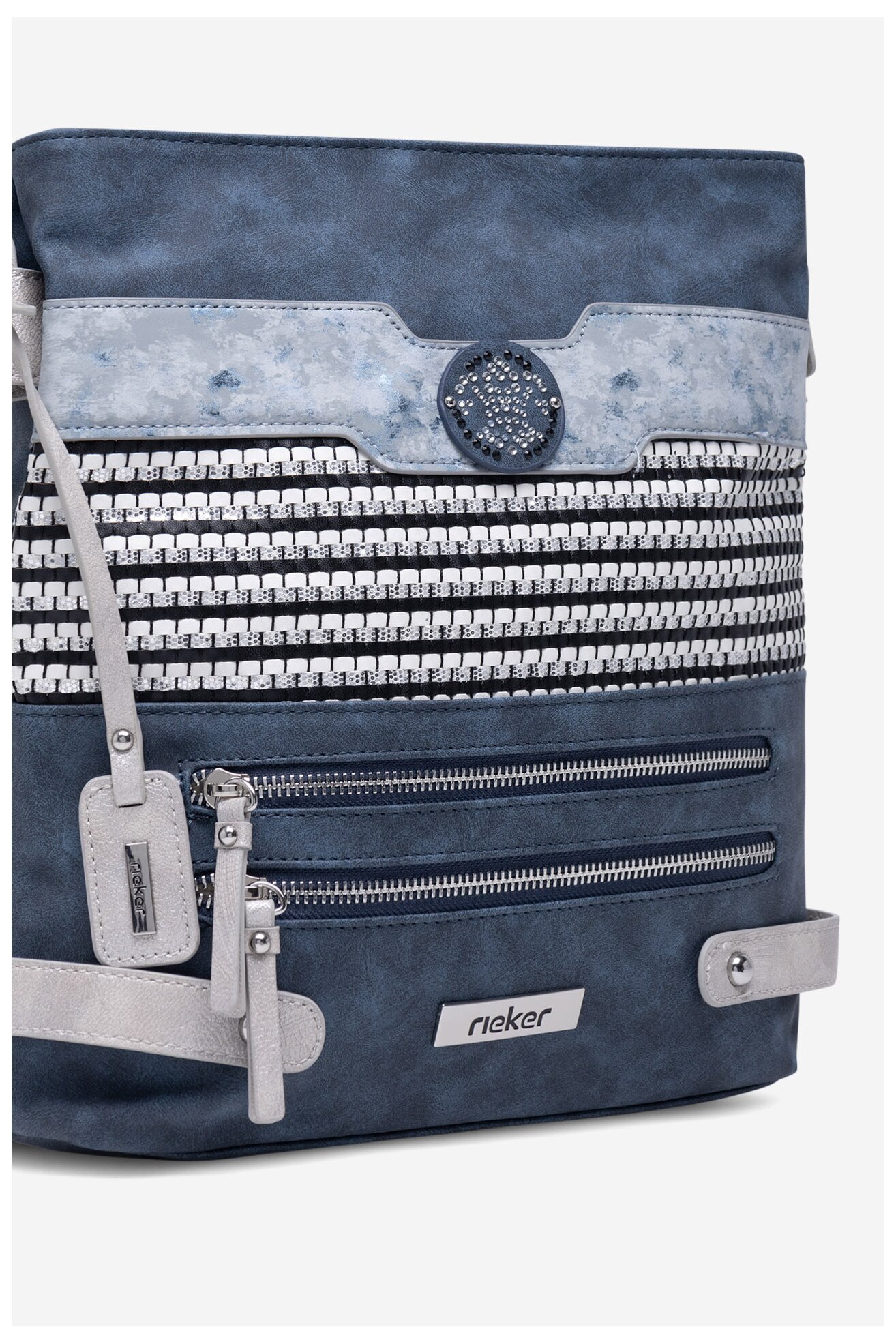 Torebka Rieker H1346-16 Niebieski