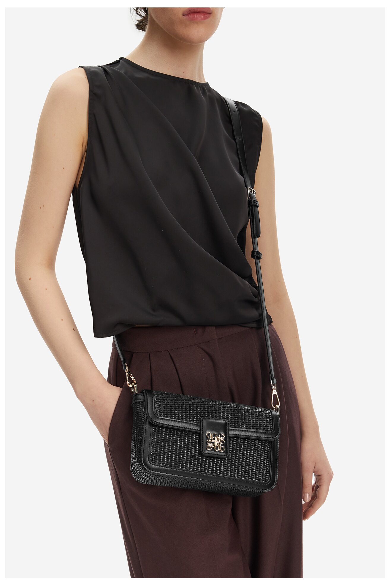 Torba NINE WEST LILLA4 CRNA