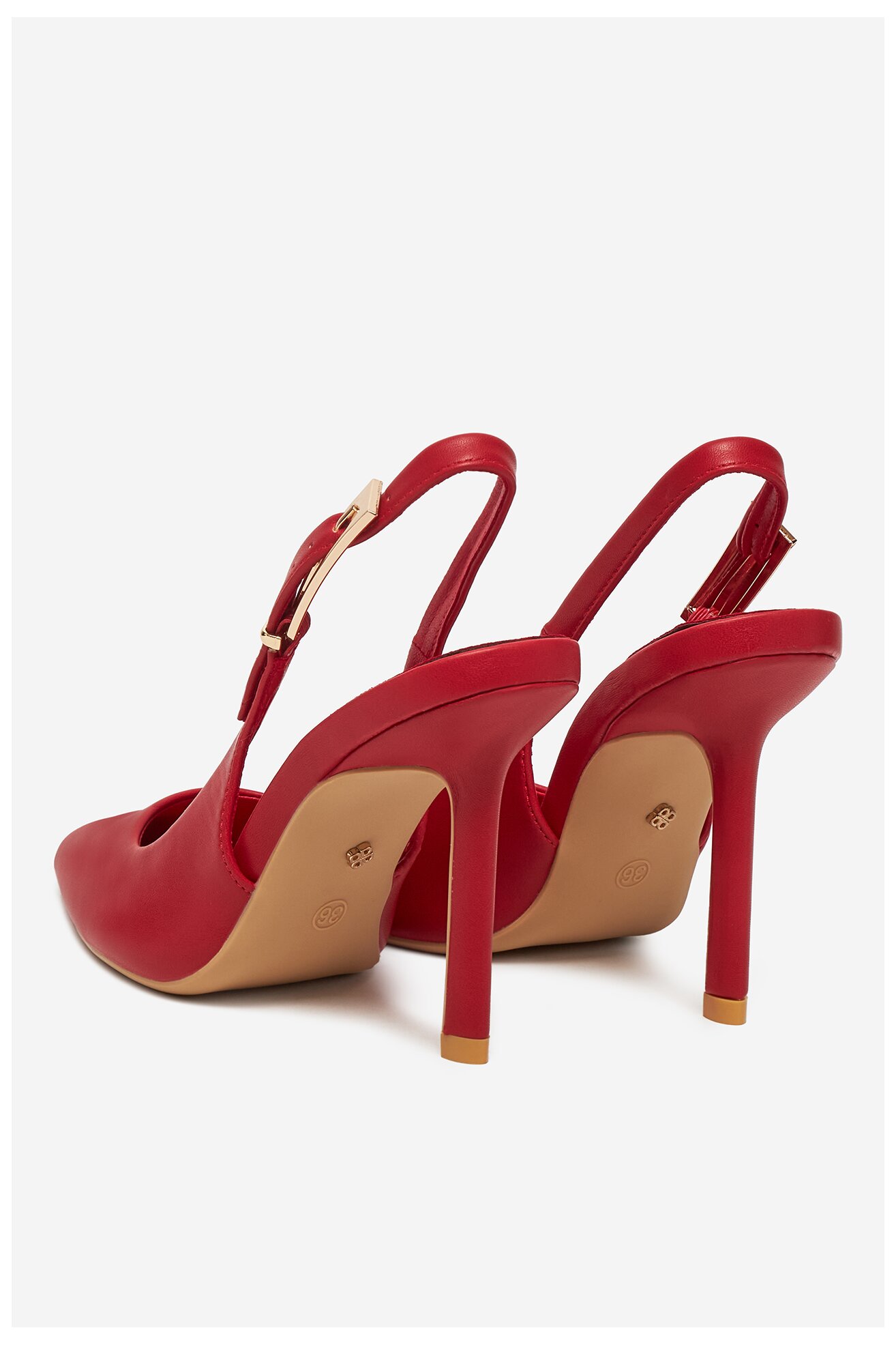 Pantofi cu toc DeeZee 6-705-8 ROŞU