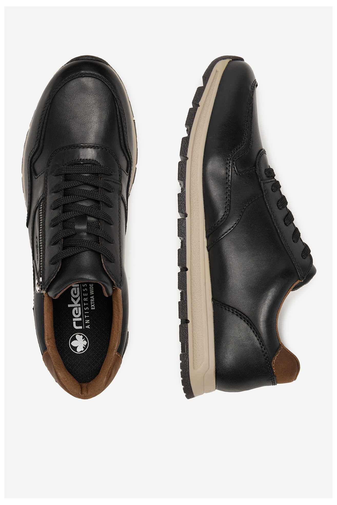 Половинки обувки Rieker B0504-00 ЧЕРЕН