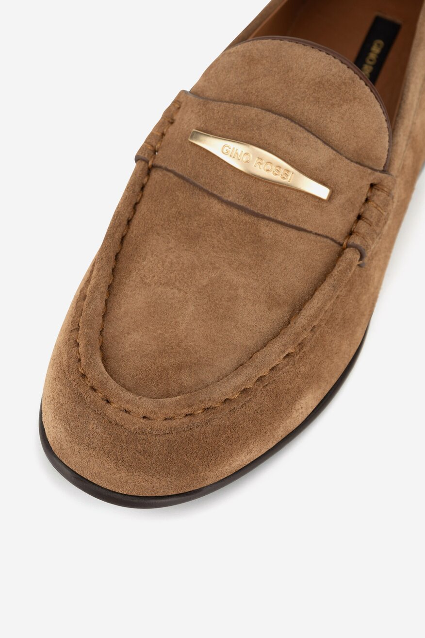 
                Gino Rossi - Loafersy zamszowe - 5904862880563