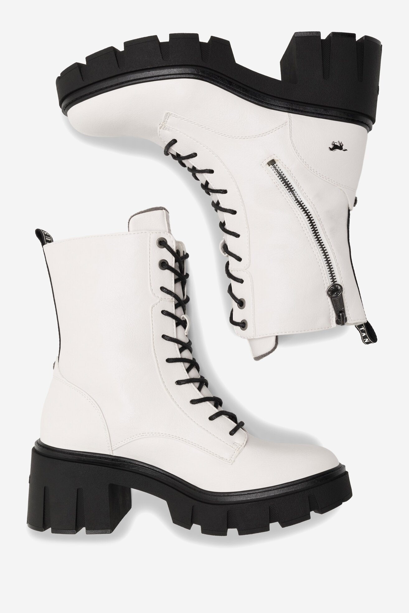 Trzewiki Mustang 1471-502 Biały