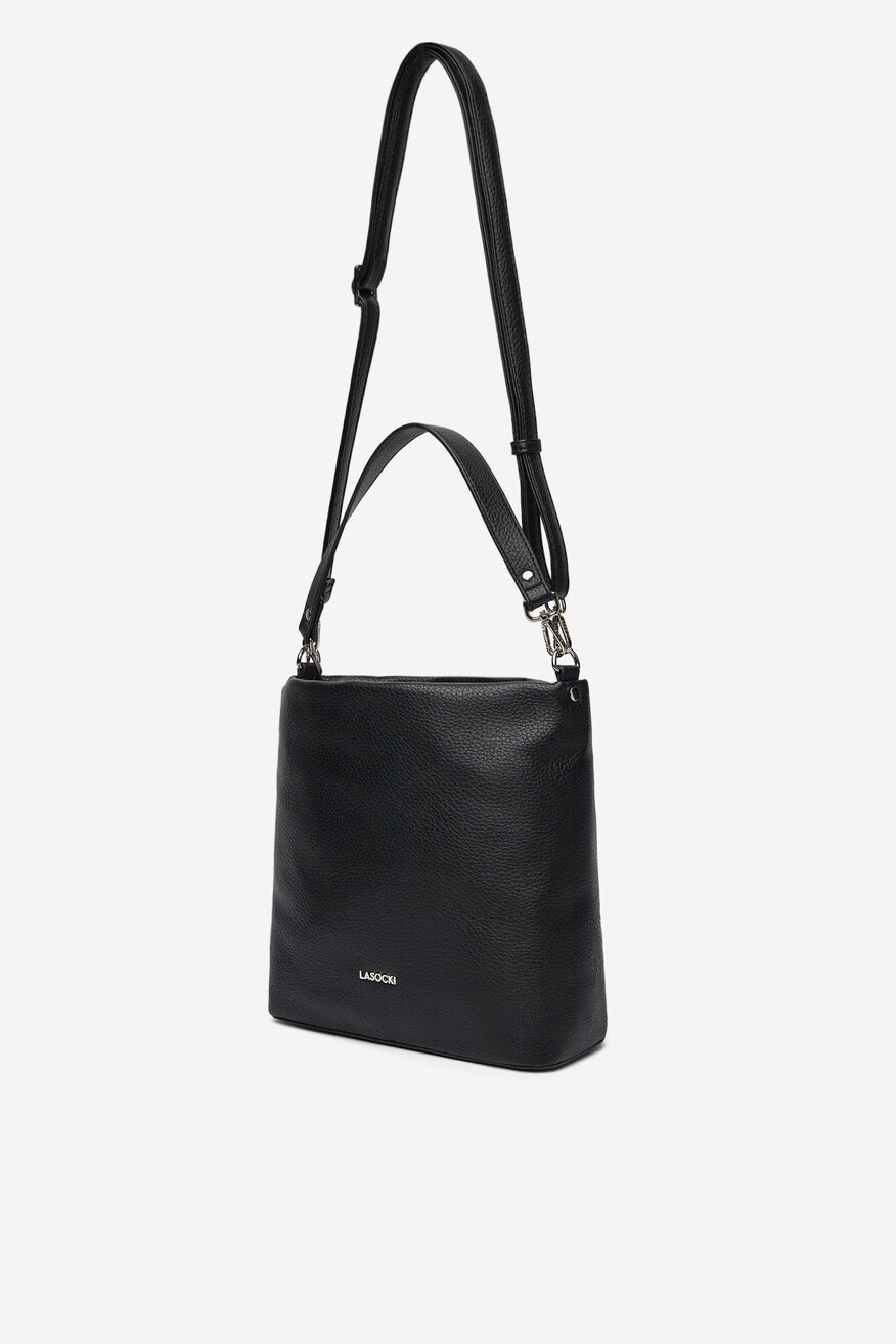 Дамска чанта Lasocki ЧЕРЕН - 5906751564516