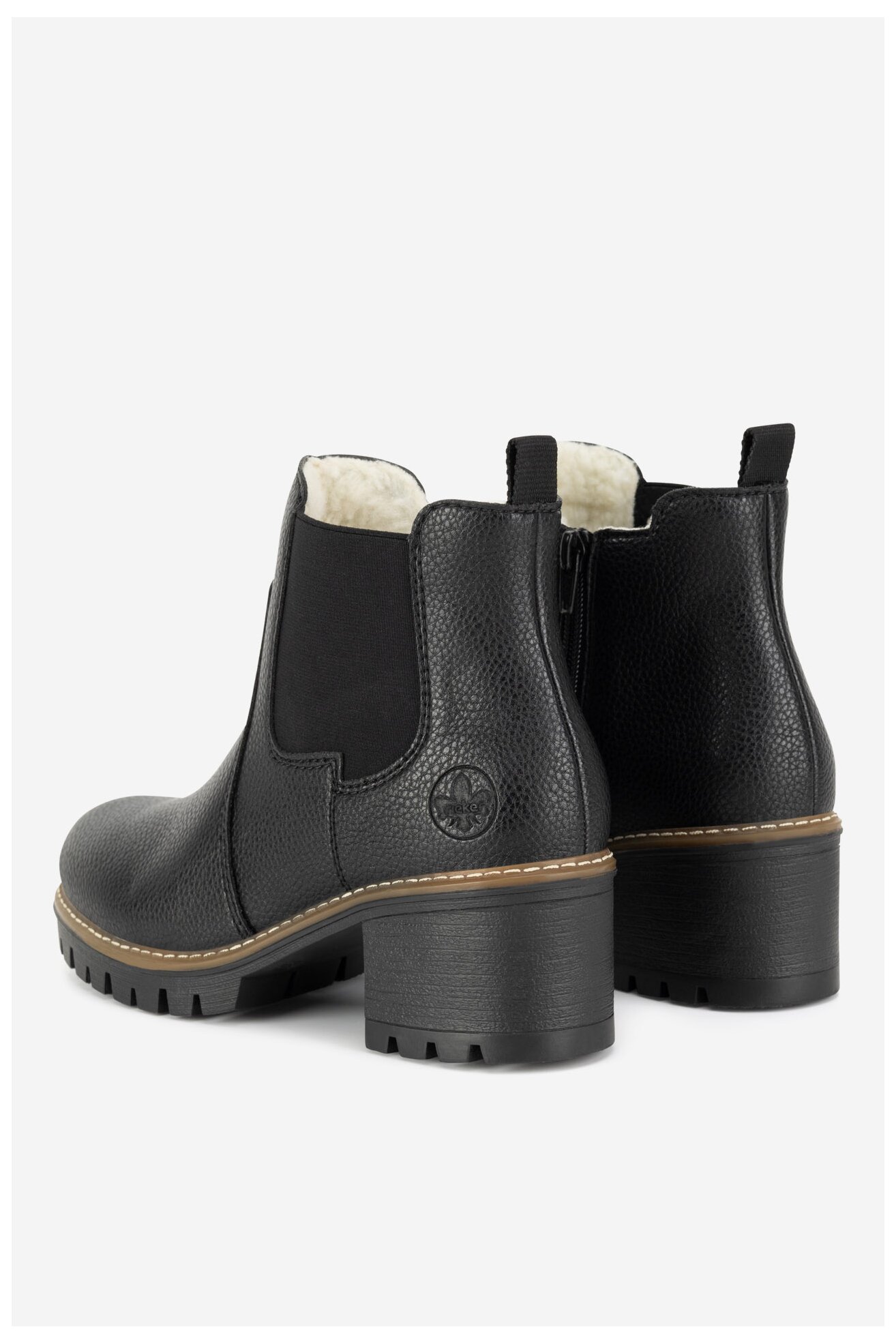 Botki Rieker Y8650-00 Czarny