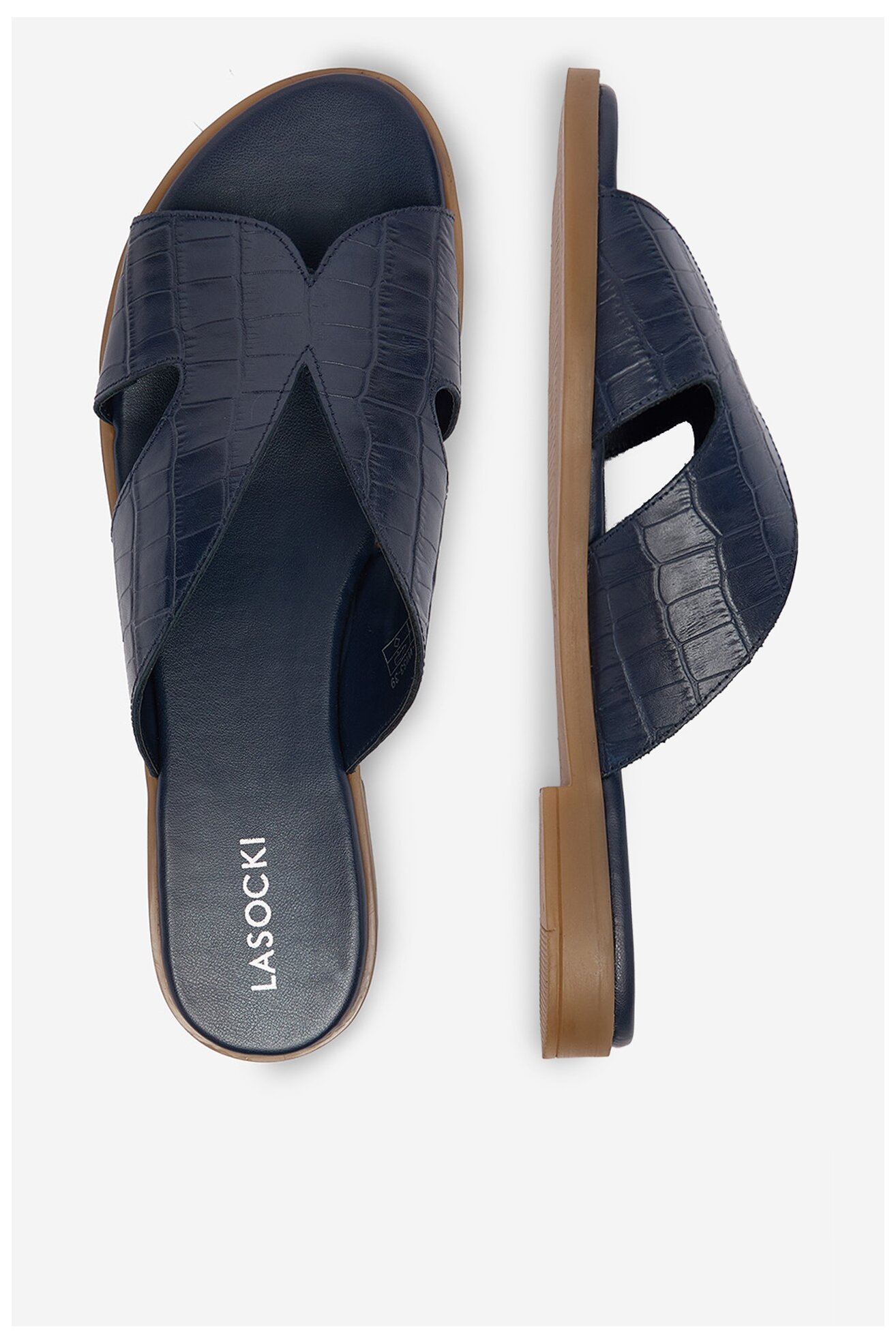 Klapki Lasocki CEO-WI33-FOXI-61 Granatowy