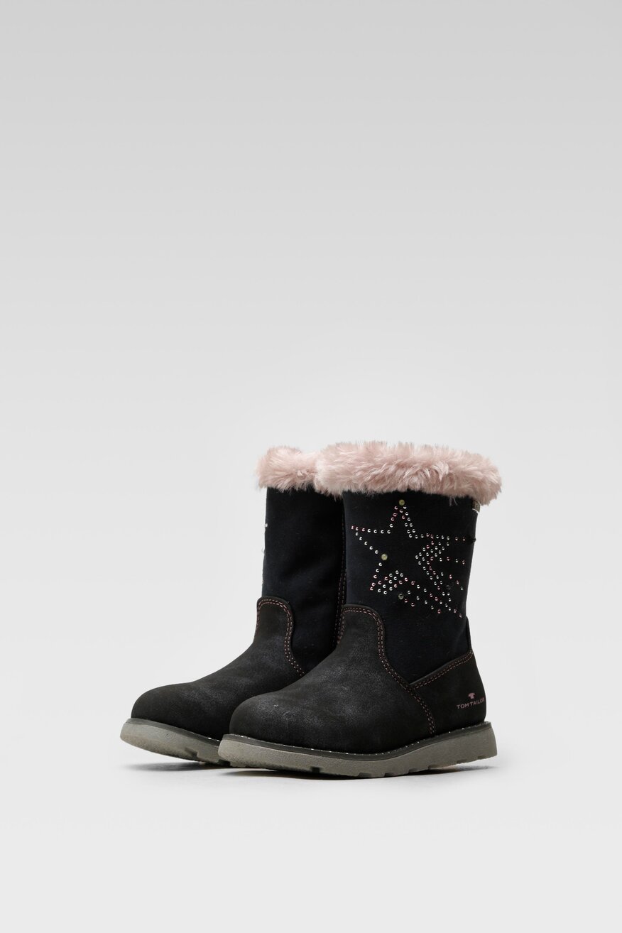 
                Tom Tailor - Śniegowce granatowe z suwakiem - 5904248082581