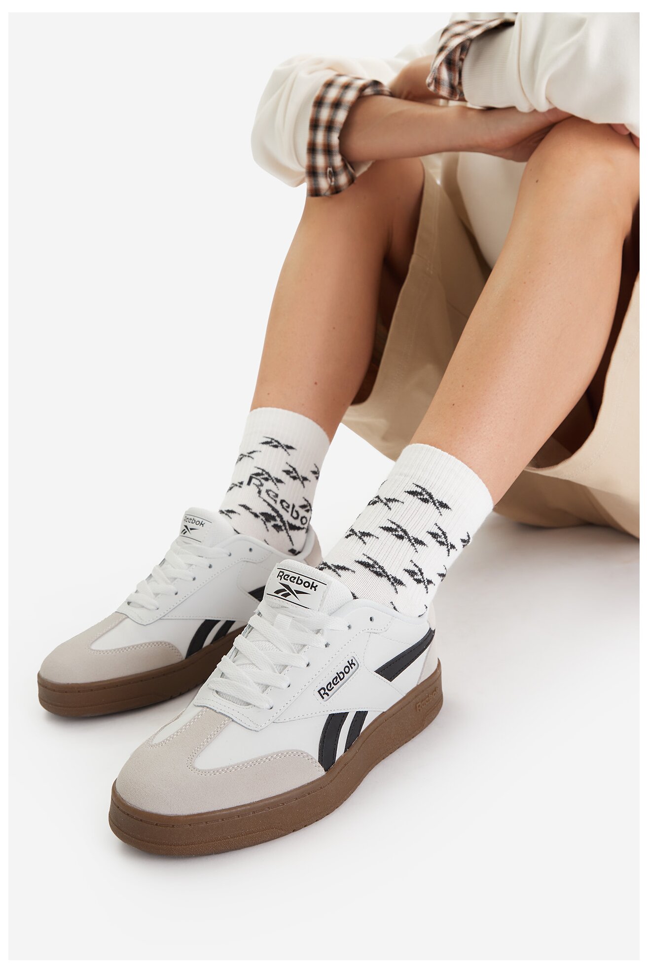 Sportska obuća Reebok FORTE LOUNGER DOUBLE UP AR30255WWCX BELA