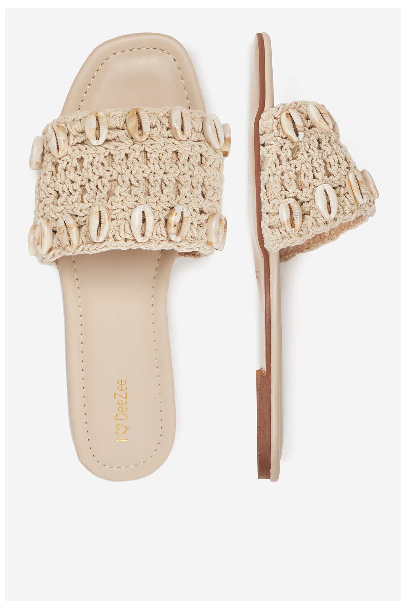 Шльопанець DeeZee YD2303-1 БЕЖЕВИЙ