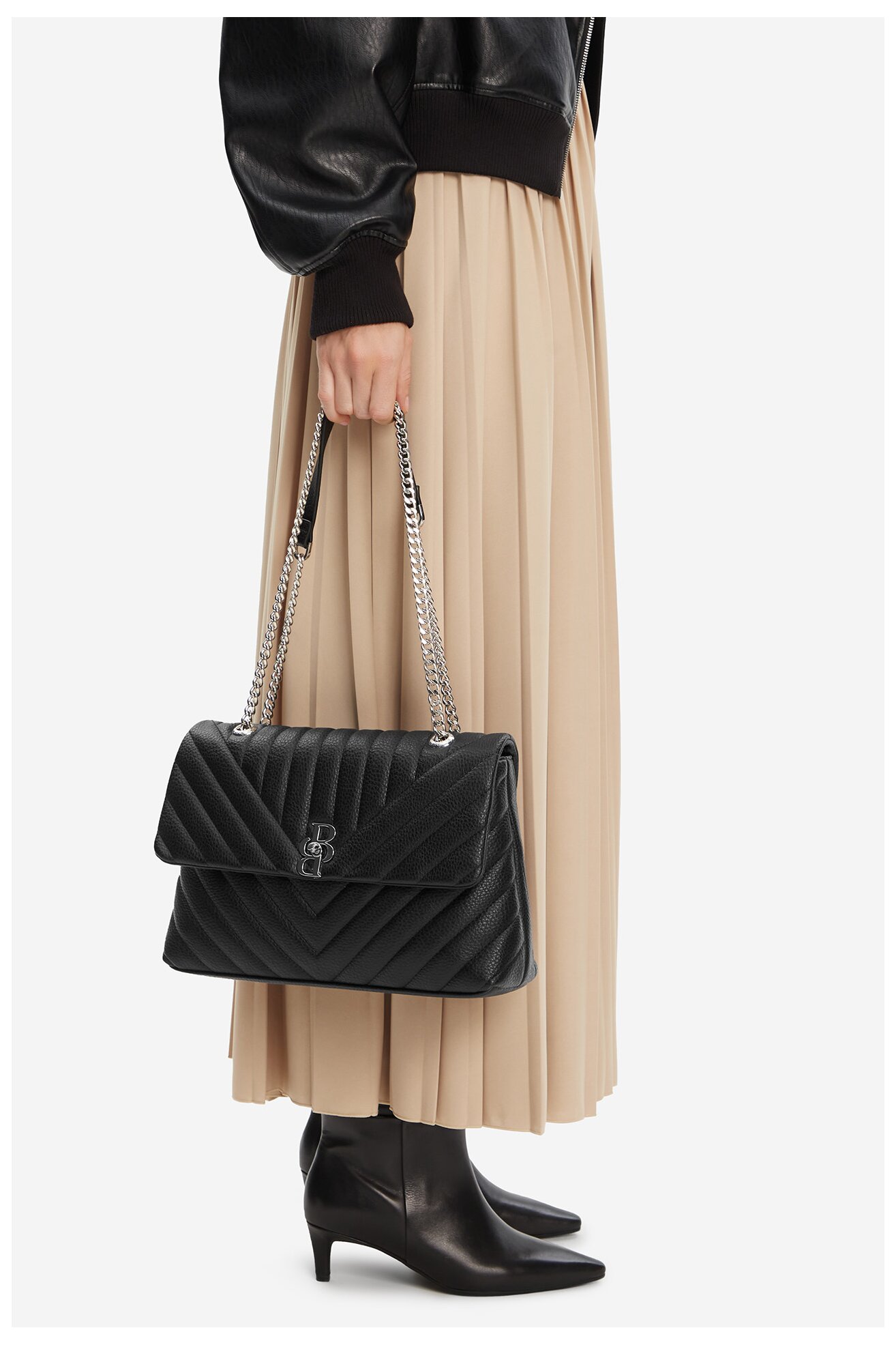 Geantă de mână Badura C-ADALE-XL8208 NEGRU