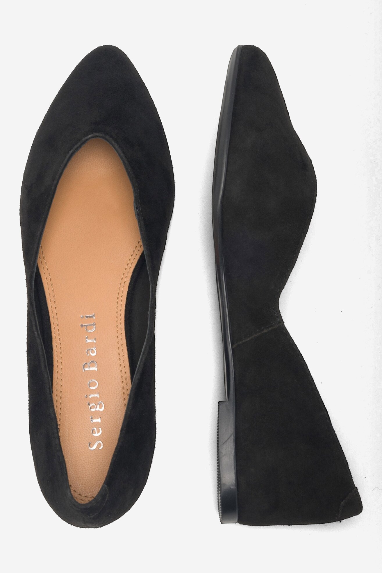 Baleriny Sergio Bardi RST-B1031-03SB Czarny