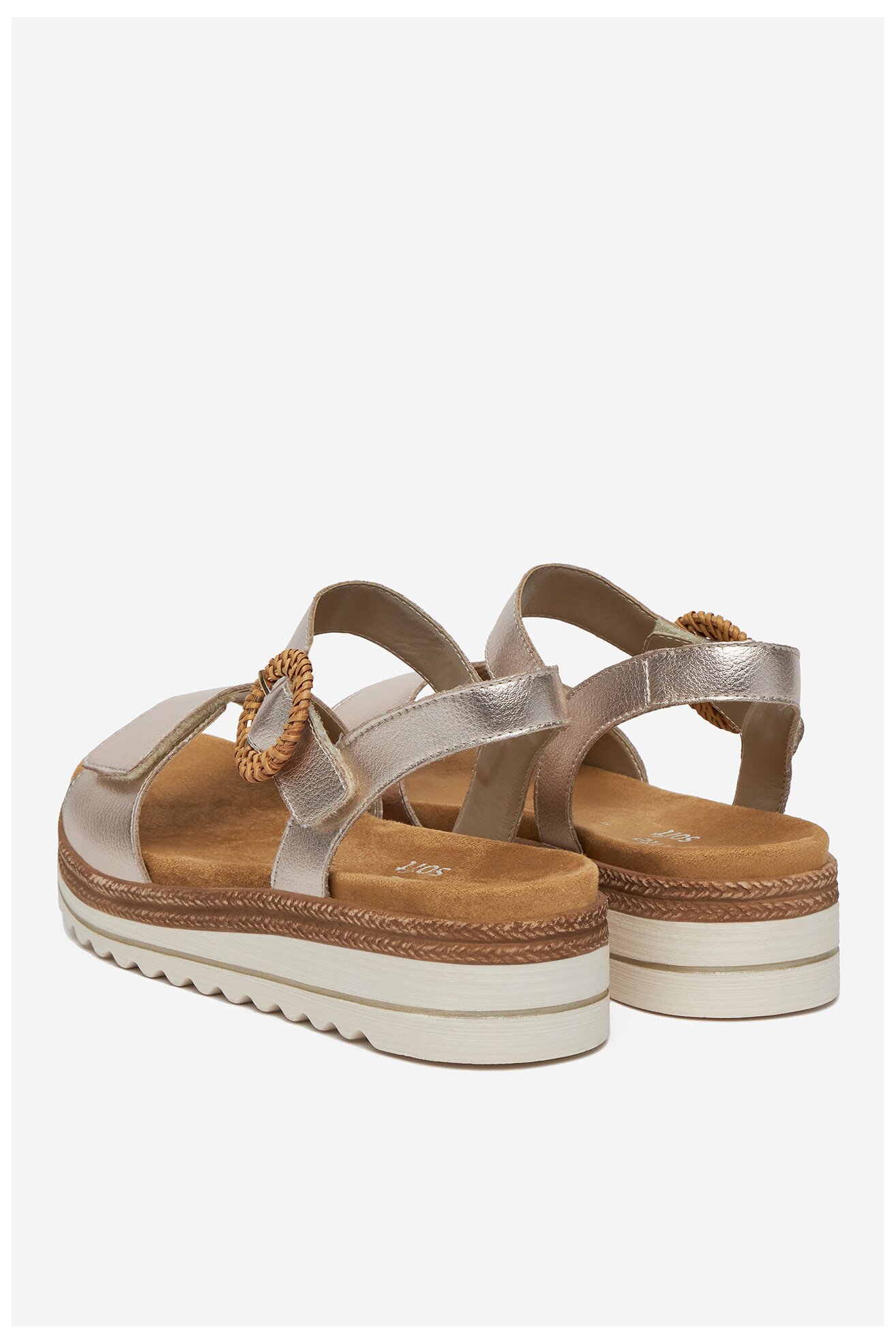 Sandały Remonte CEO-D0Q52-31 Złoty