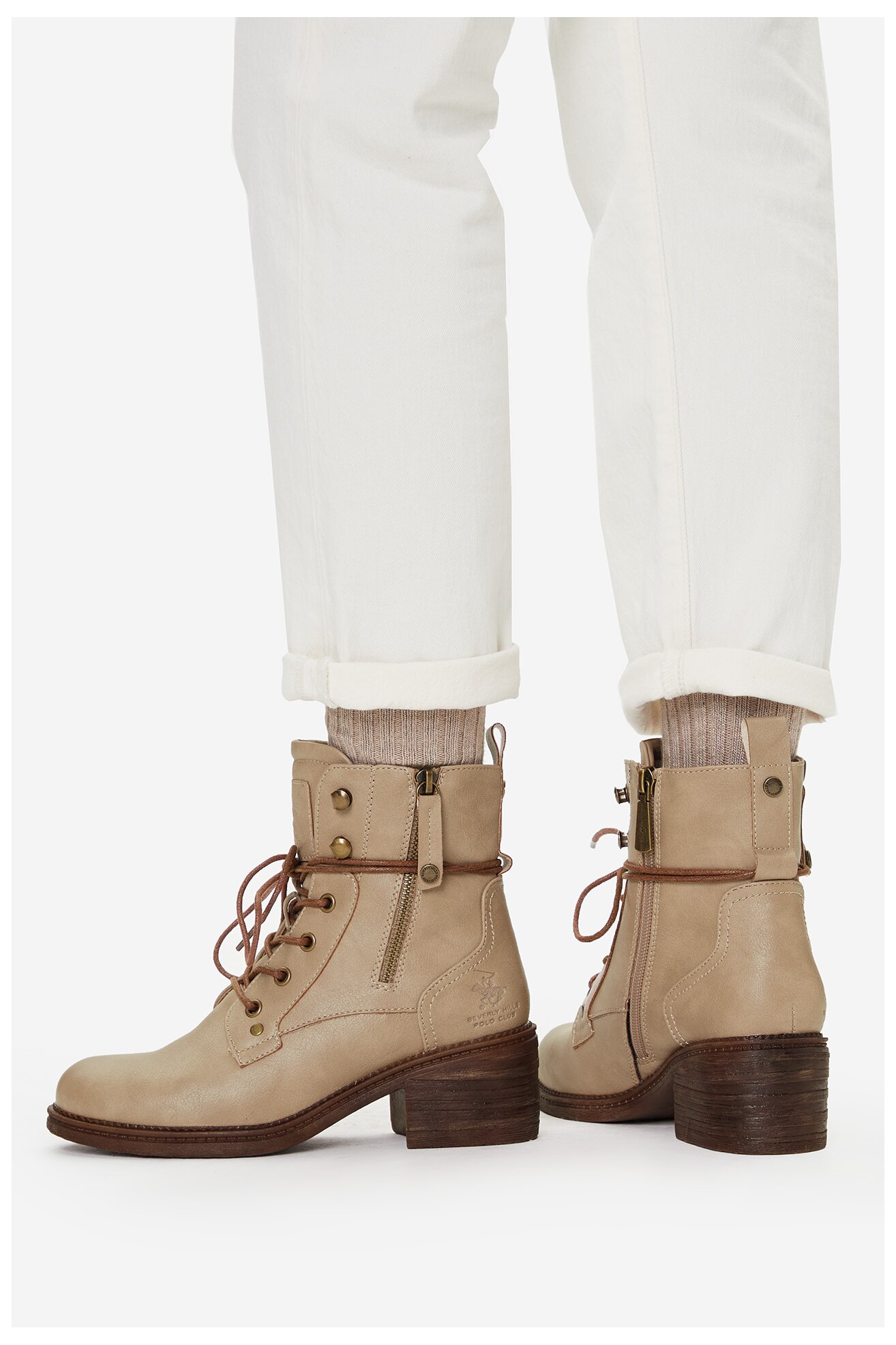 Duboke cipele Beverly Hills Polo Club CEO-WS12630-02 BEŽ