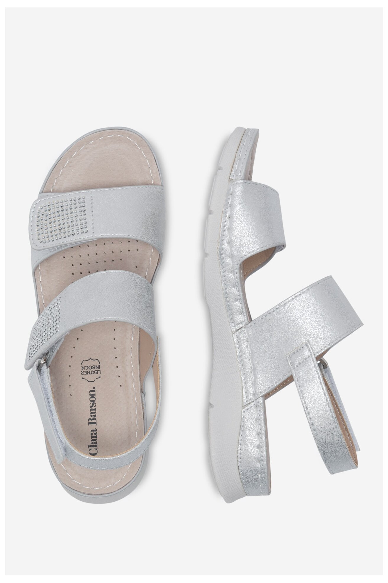 Сандали Clara Barson WS040801-01 СРЕБРИСТ