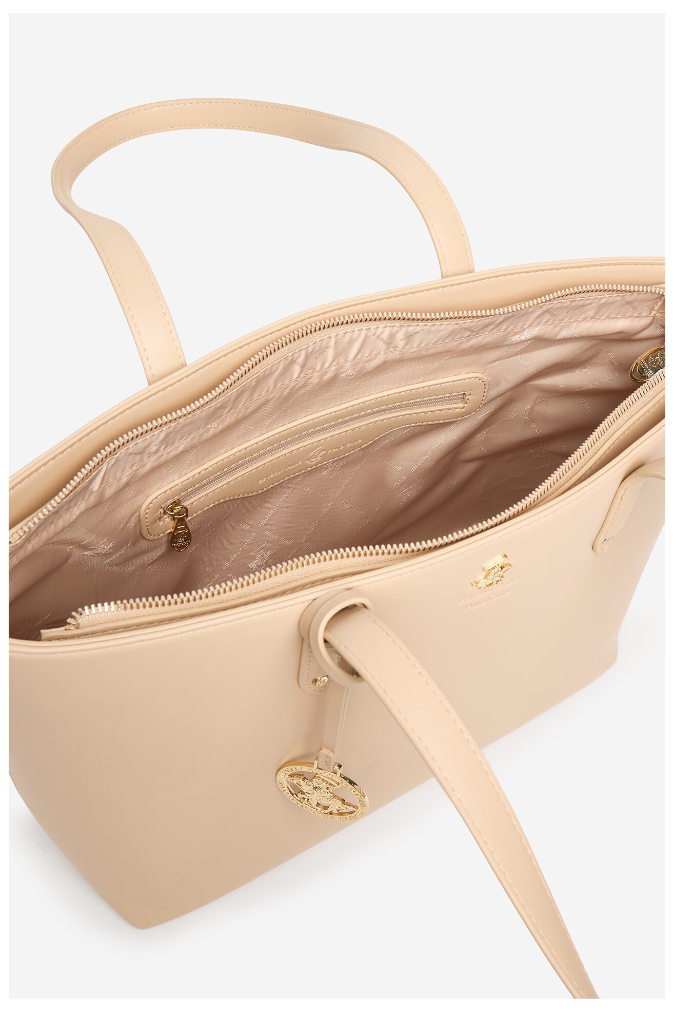 Kézitáska Beverly Hills Polo Club CEO-BHPC-L-009-09 BÉZS