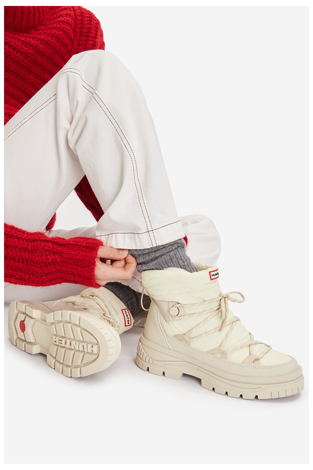 Botki HUNTER CEO-H8-382 Beżowy