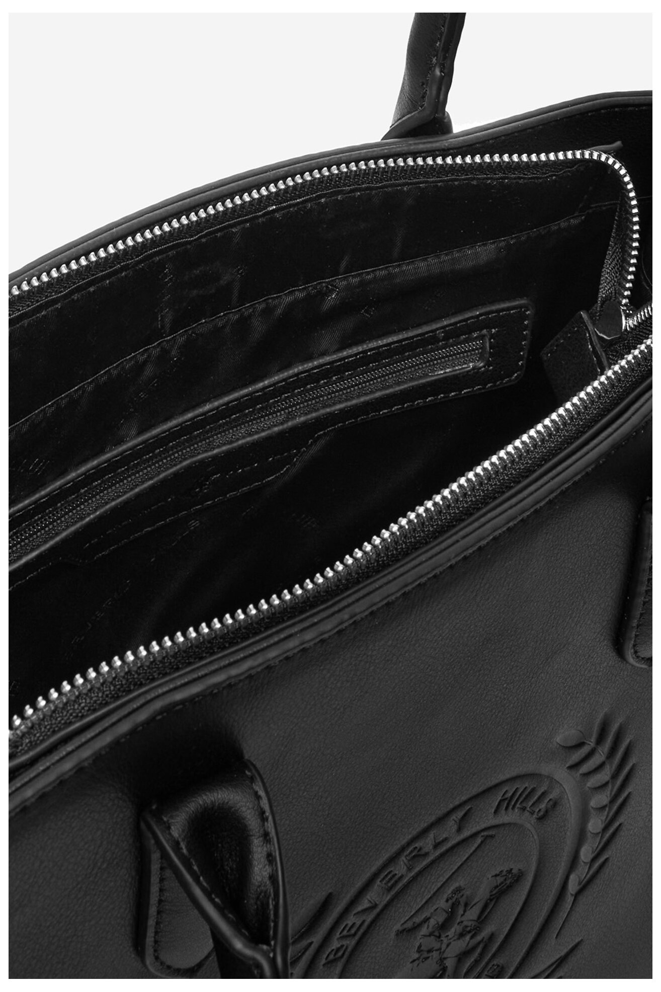 Geantă de mână Beverly Hills Polo Club C-BHPC-L-008-08 NEGRU