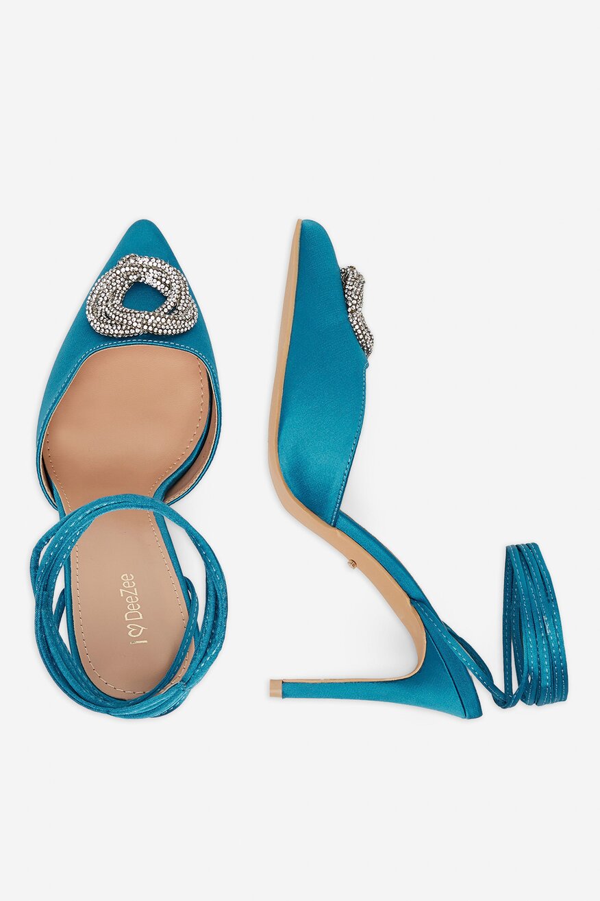 
                Pantofi cu toc DeeZee ALBASTRU - 5904410742084