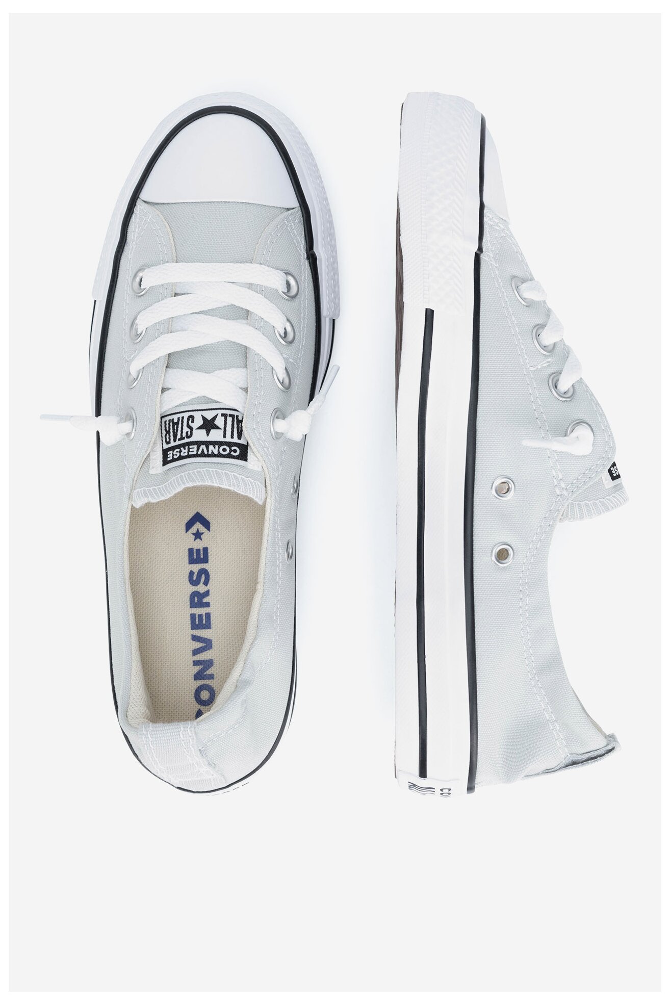 Pantofi pânză Converse CHUCK TAYLOR ALL STAR SHORELINE 537082C GRI DESCHIS