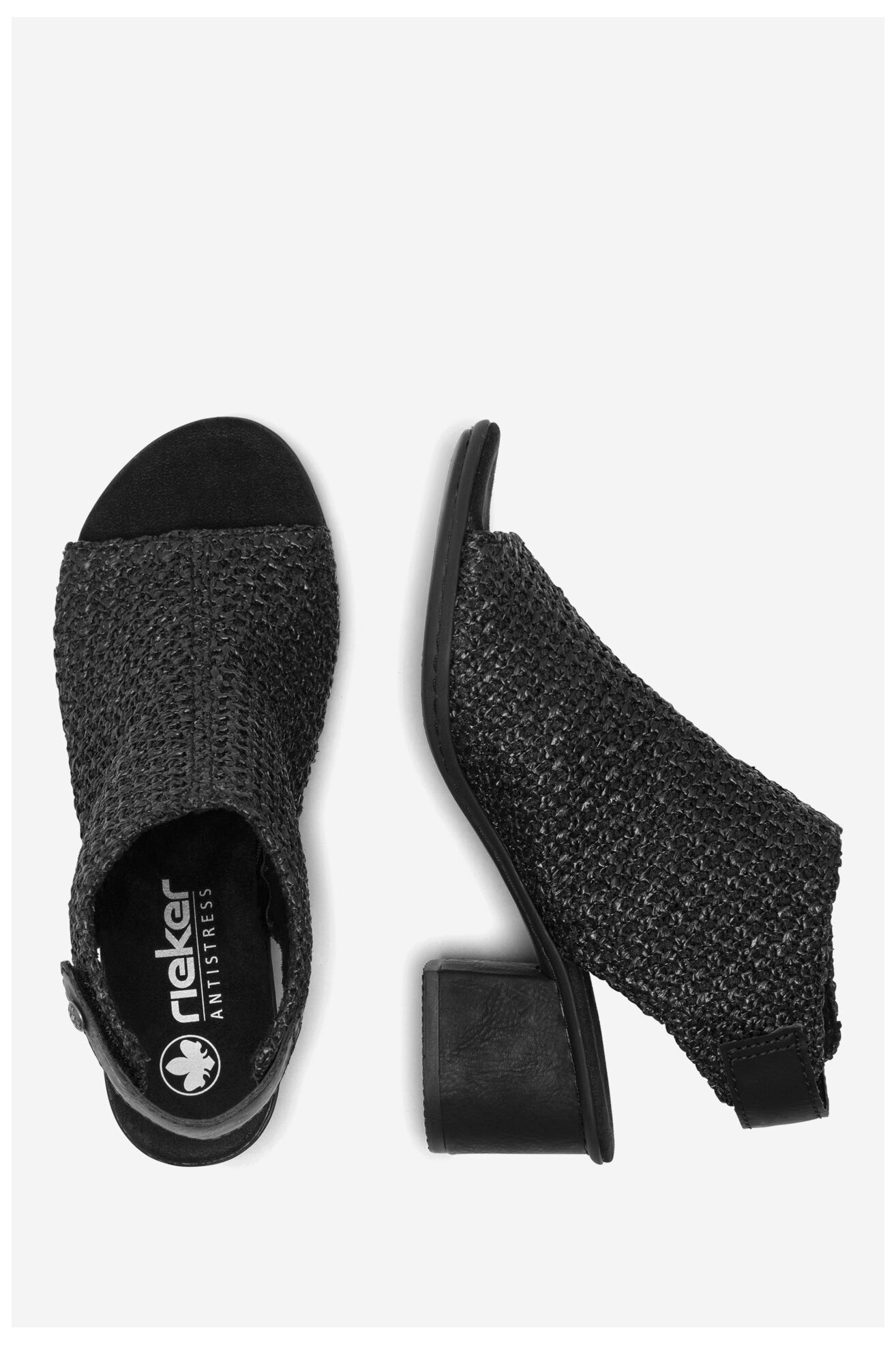 Sandały Rieker 64670-00 Czarny