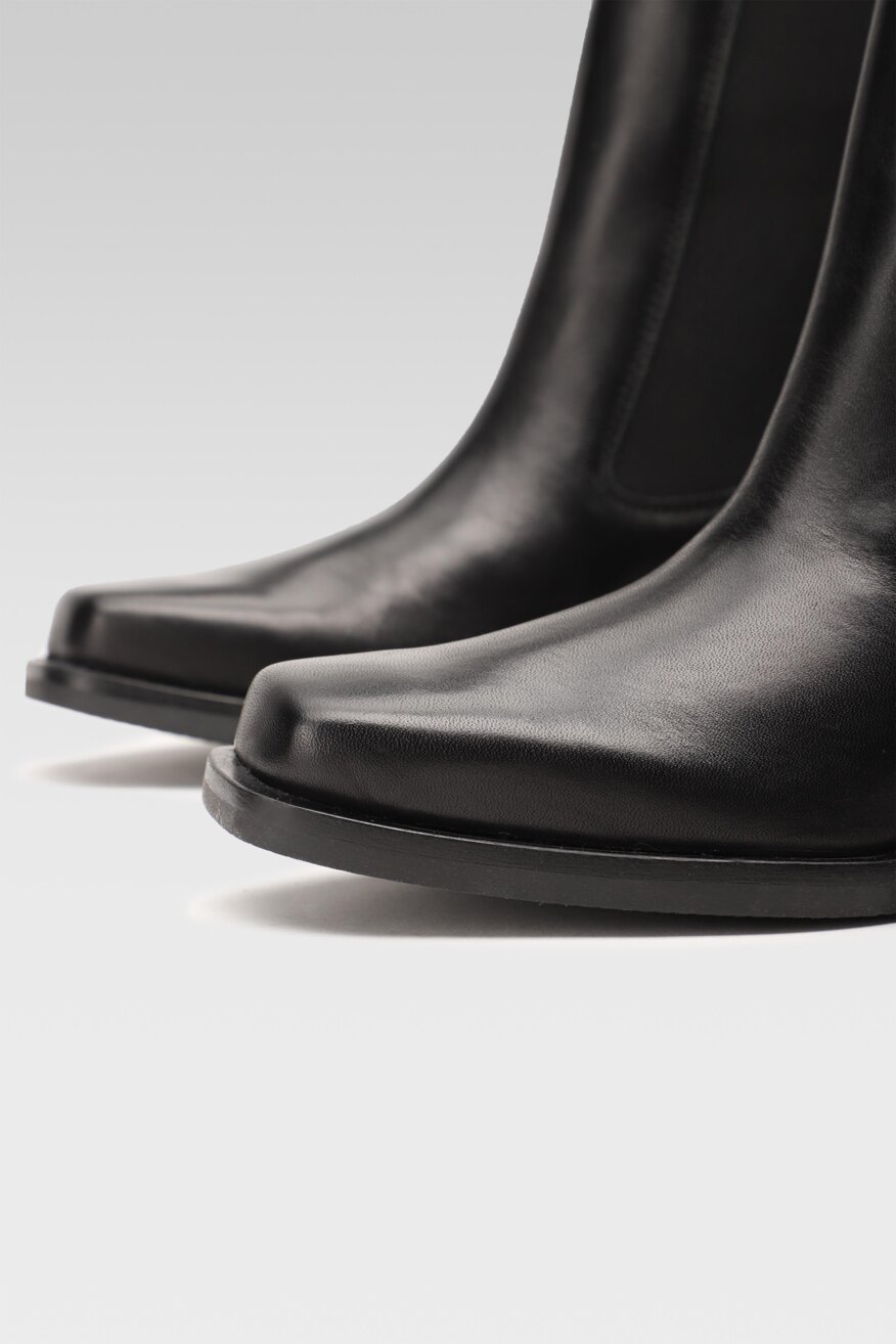 Gino Rossi - Skórzane sztyblety na obcasie - 5903698929439