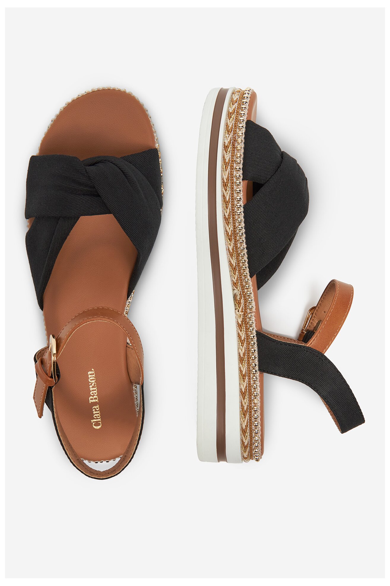 Сандалі Clara Barson WS2P270-01 ЧОРНИЙ