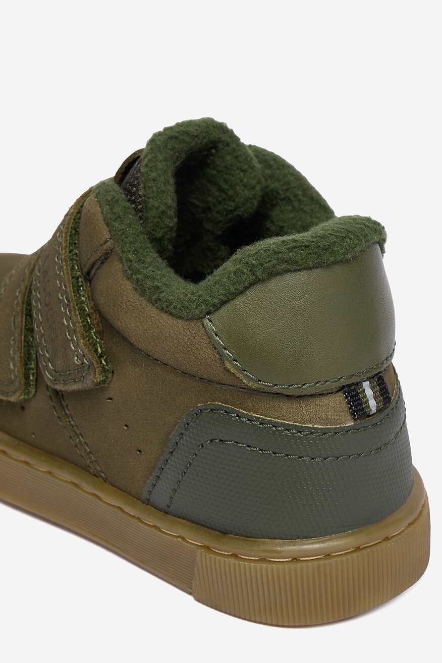 Šněrovací vyšší obuv Lasocki Kids KHAKI - 5906751213216
