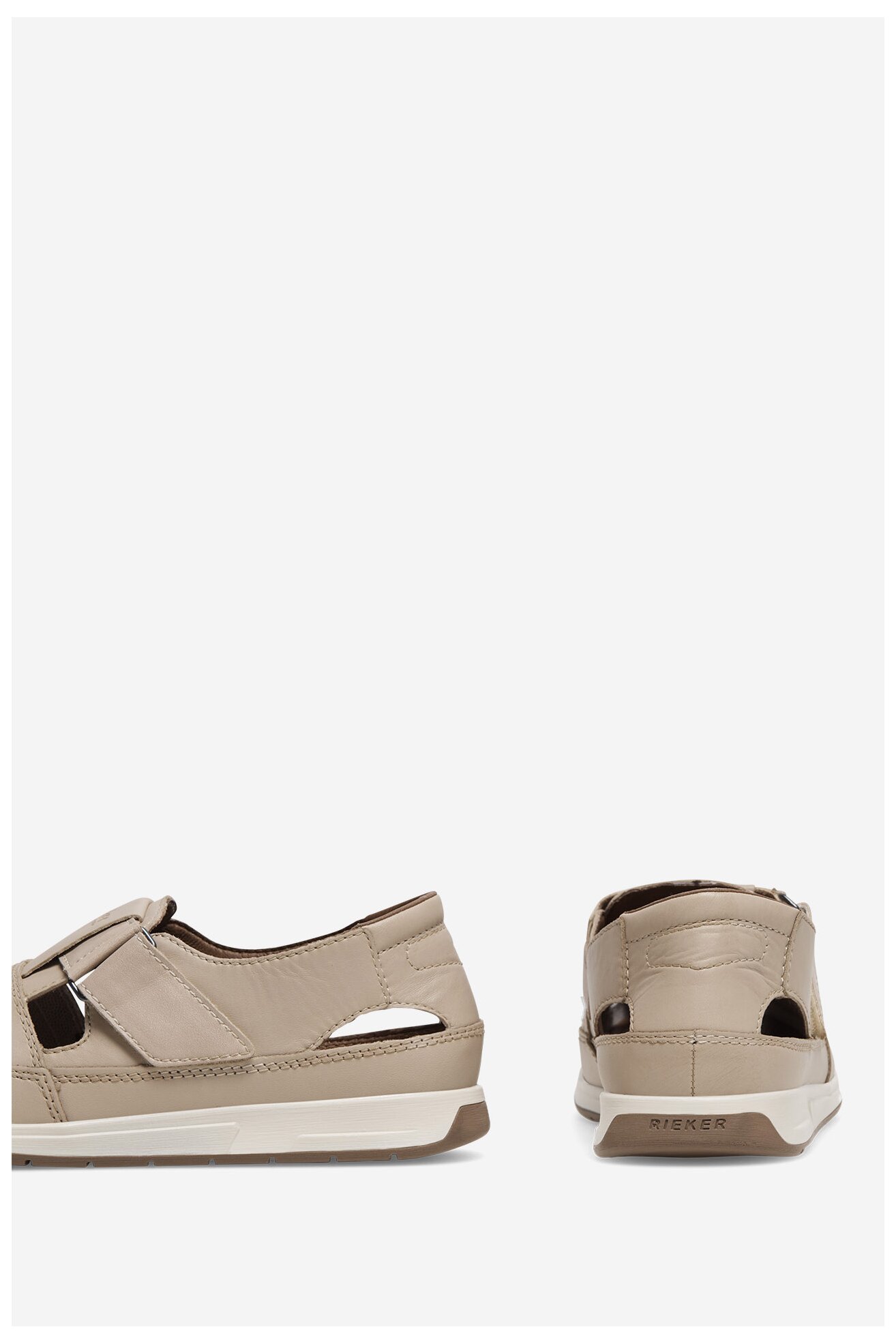 Półbuty Rieker 11951-60 Beżowy