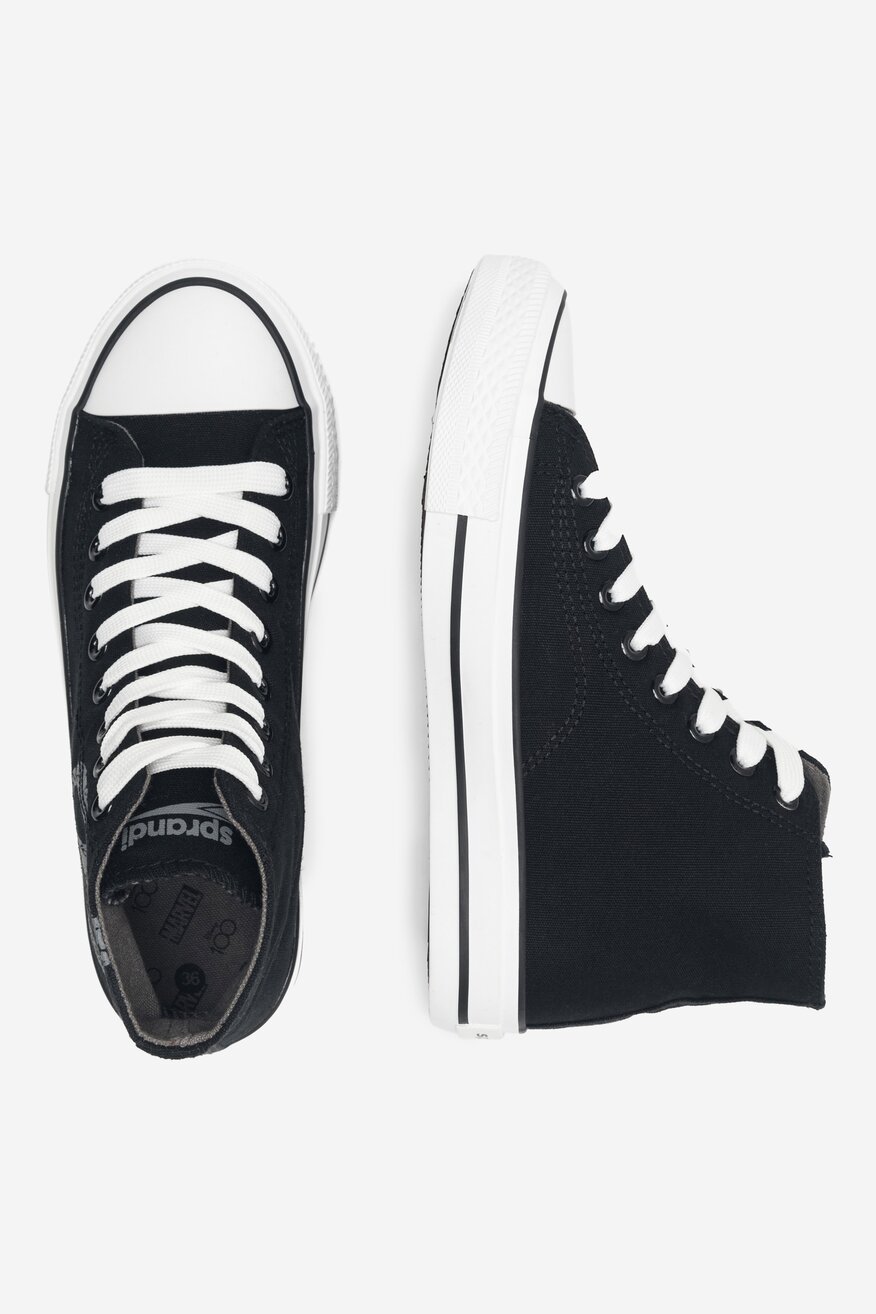 MARVEL 100 - Trampki czarne - 5904862842363