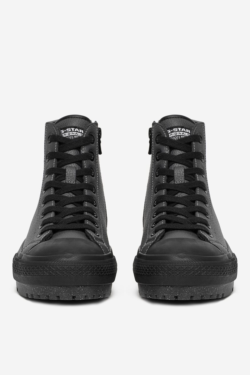 G-STAR RAW - Trampki skórzane ocieplane - 5906751364918