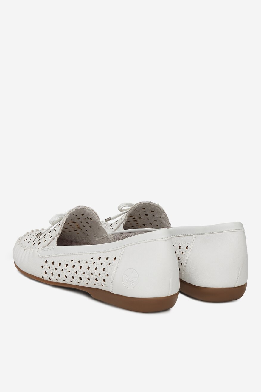 Rieker - Mokasyny skórzane - 2230078411769