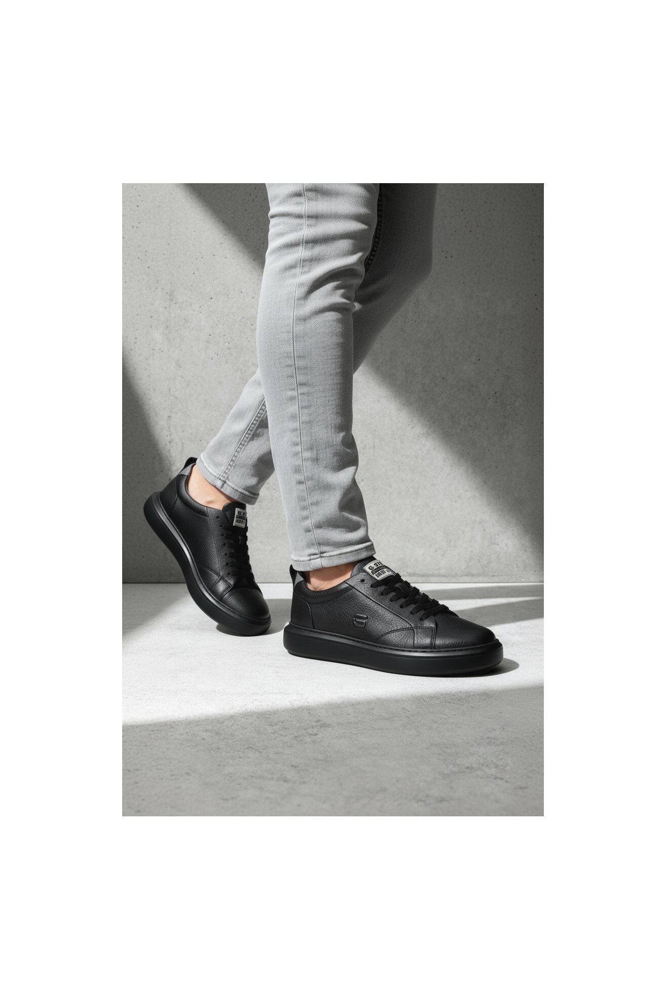 Sneakers G-STAR RAW EO-LONDON-04 MI08 Czarny