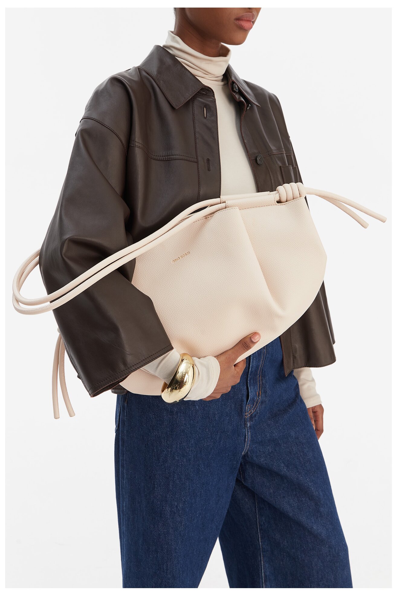 Дамска чанта Gino Rossi RC-19683 СВЕТЛОБЕЖОВ