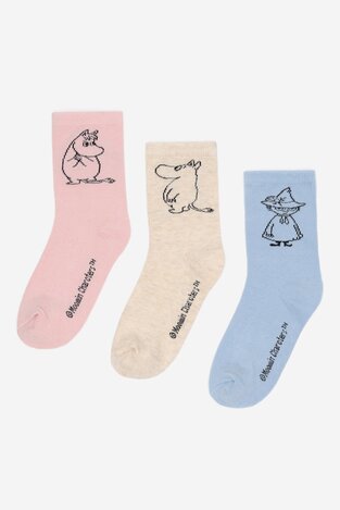 Čarape MOOMIN ACCCS-AW24-209MMN (3-PACK) MIKS