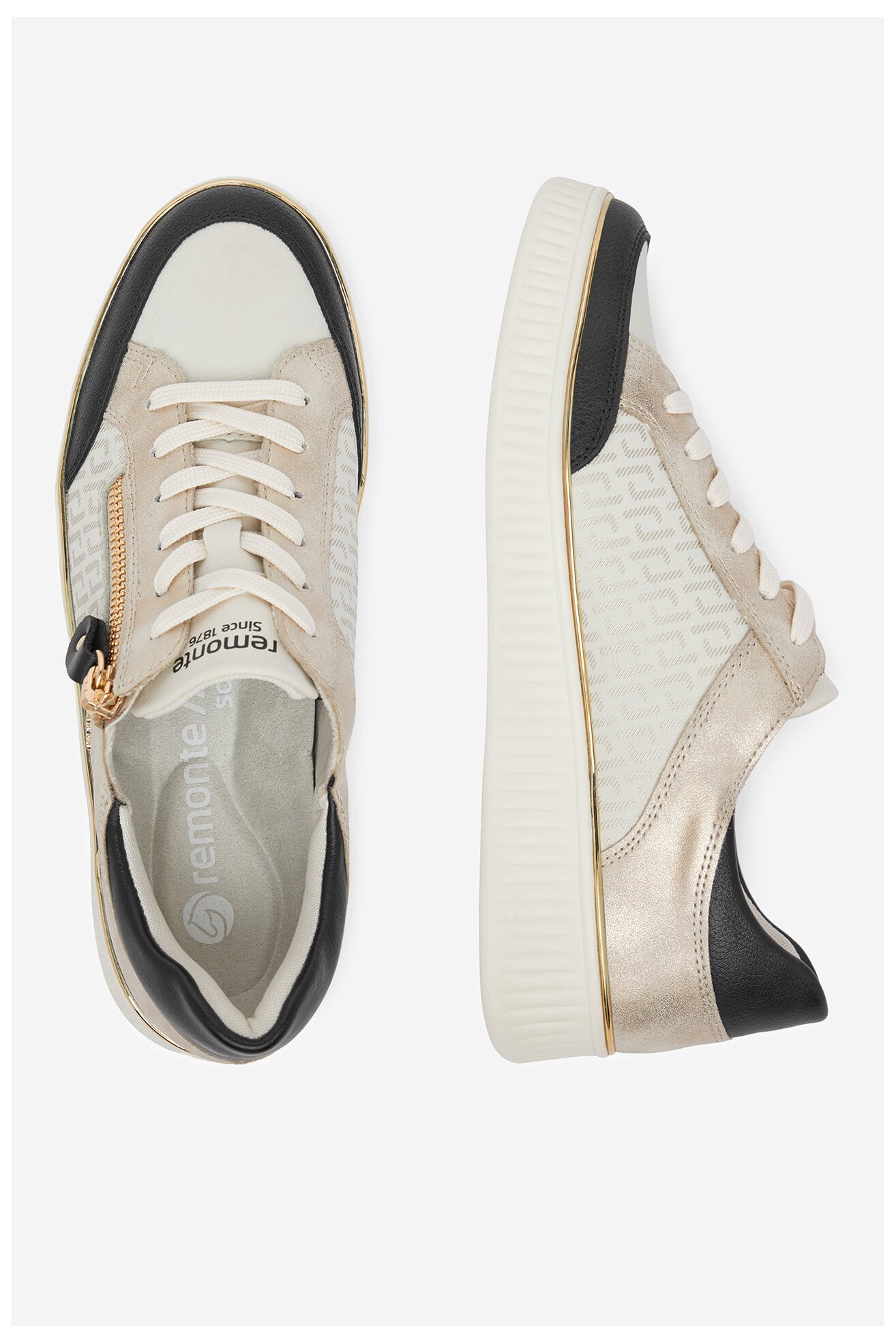 Sneakerși Remonte D2E04-80 BEJ DESCHIS