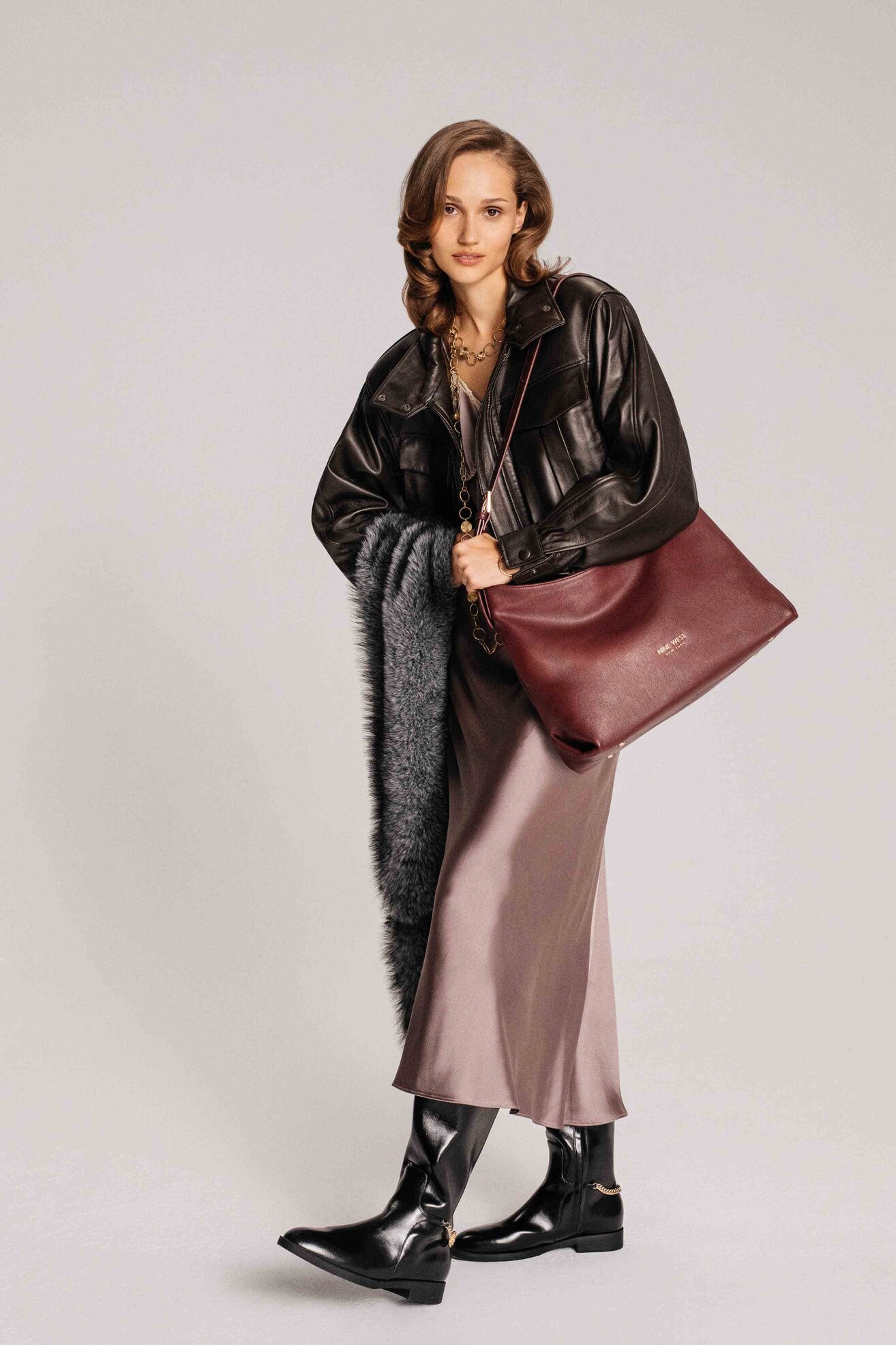 Csizma NINE WEST CEO-RASHA-02 FEKETE