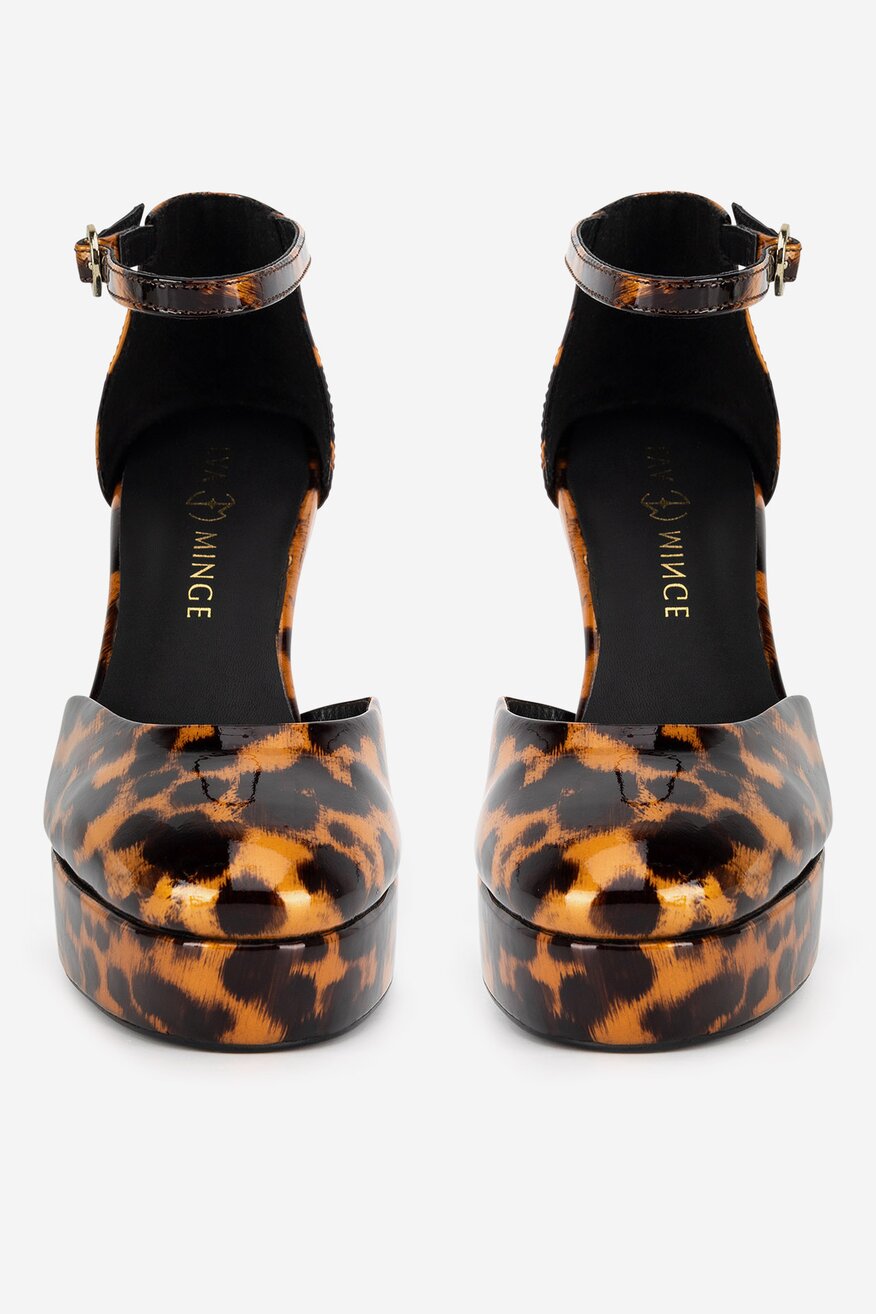 
                Елегантни обувки EVA MINGE ТЪМНОКАФЯВ - 5905588900450