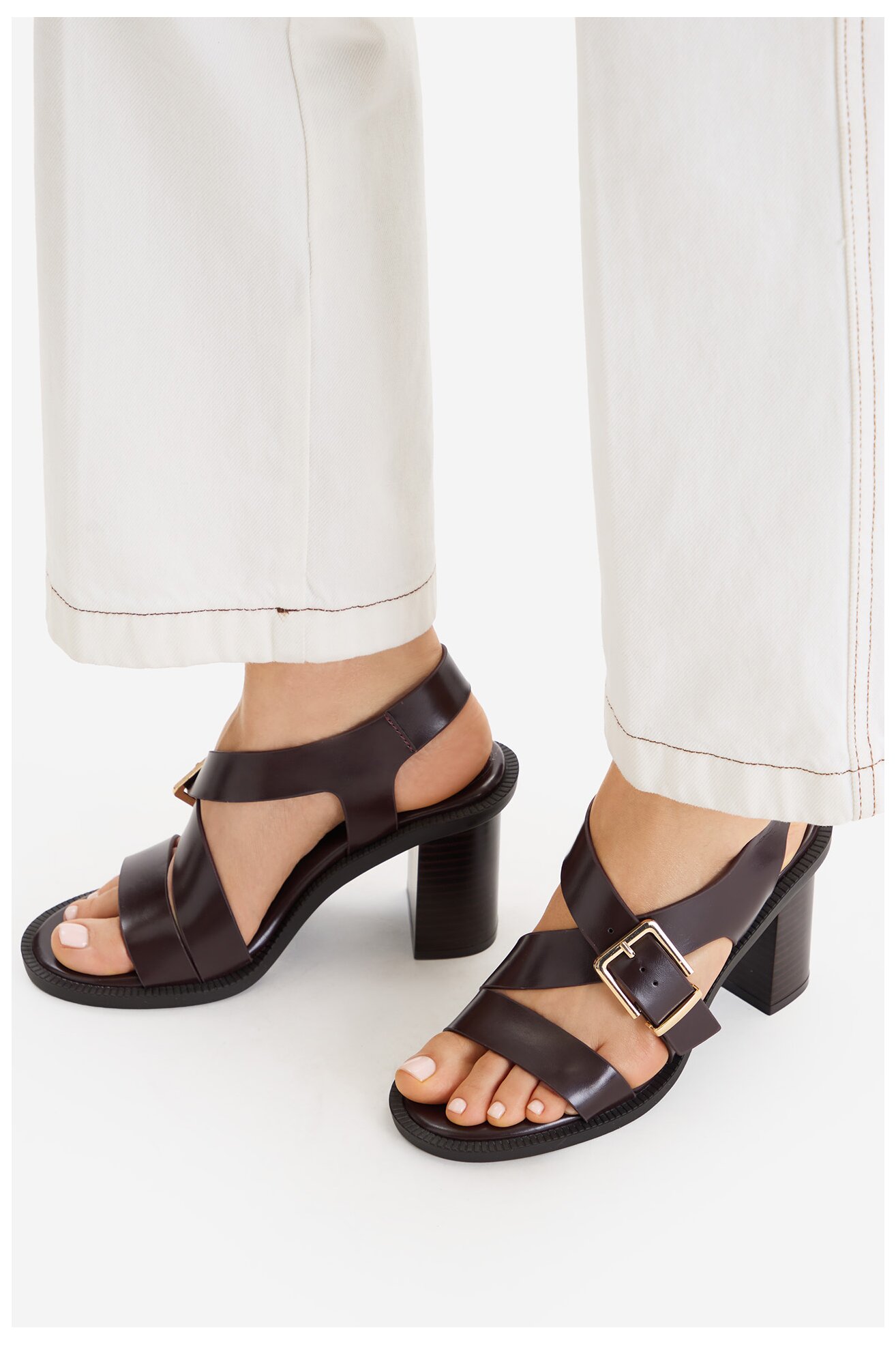 Sandały Jenny CEO-HY7750-1 Bordowy