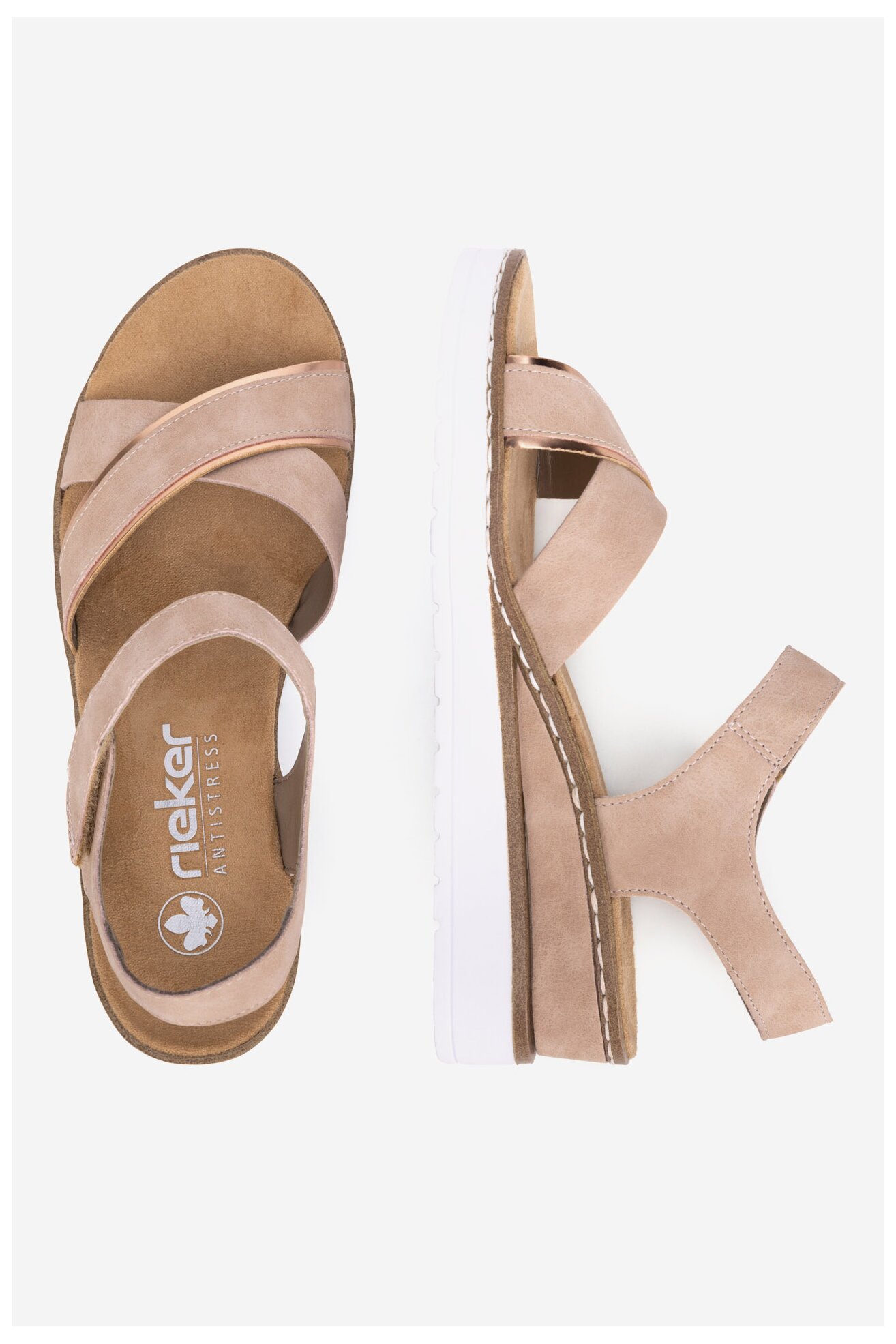 Сандали Rieker V38G9-31 РОЗОВ