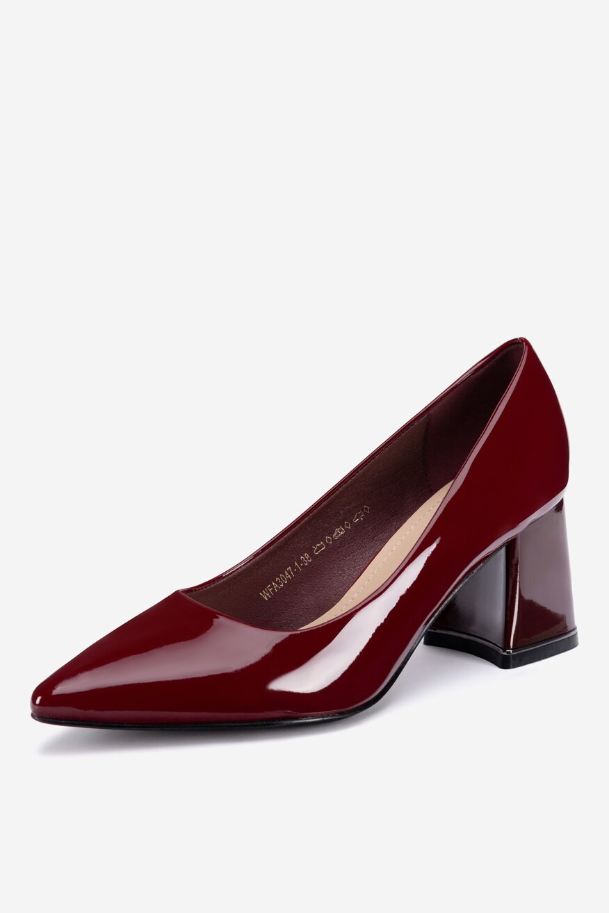 
                Туфлі-Човники Clara Barson БОРДОВИЙ - 5905588742340