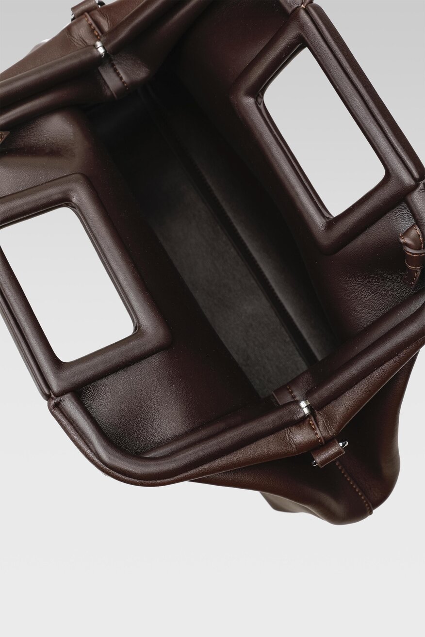 
                Gino Rossi - Torebka skórzana brązowa - 5904248833039