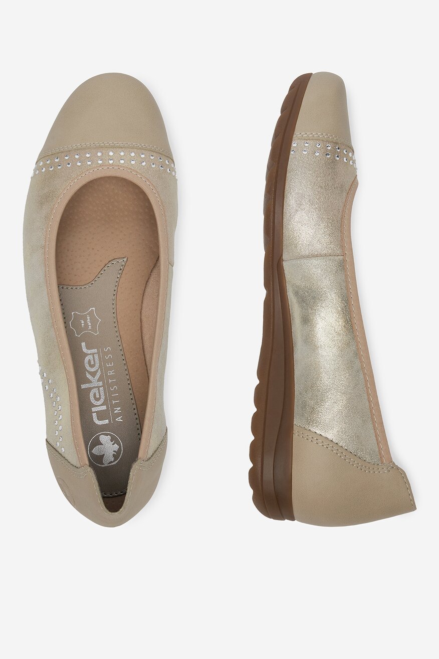 
                Rieker - Czółenka zamszowe - 2230074037222