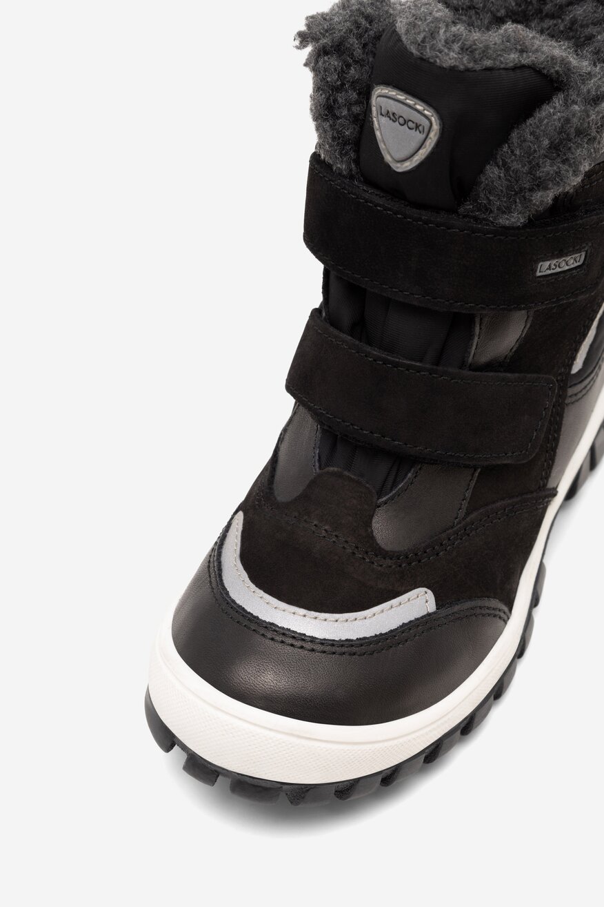 Šněrovací vyšší obuv Lasocki Young ČERNÁ - 5905588023524