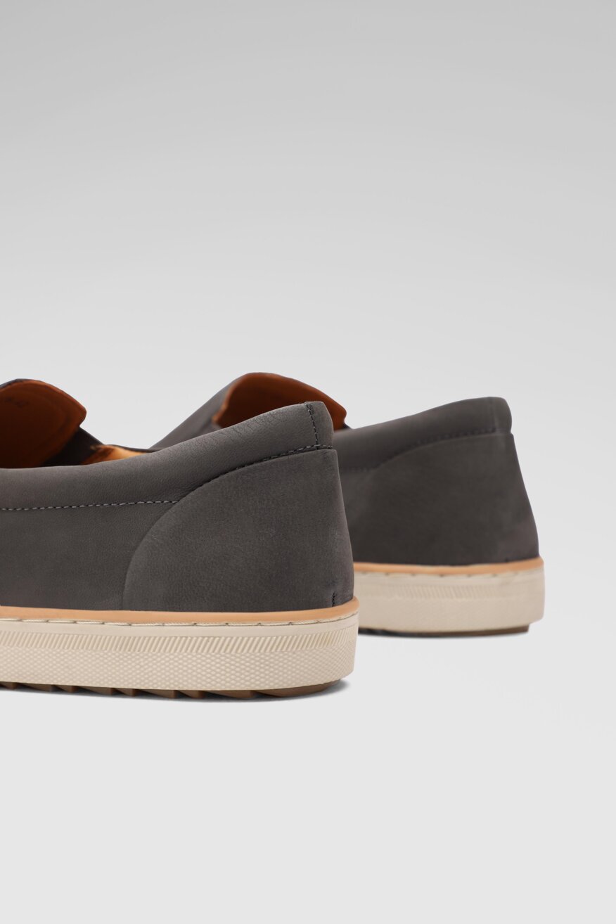 
                Lasocki for men - Skórzane sneakersy typu slip-on - 5903698291192